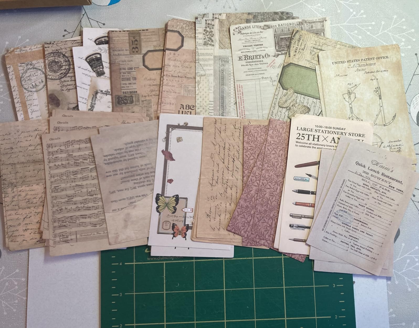 Teniinet 260 PCS Vintage Scrapbooking Supplies Aesthetic Journaling Kit, Large Collection for Bullet Junk Journals, Arts Craft Collage, Ephemera Adults, Beginners, Girls Teenage School Style (Flowers) customer photo 2