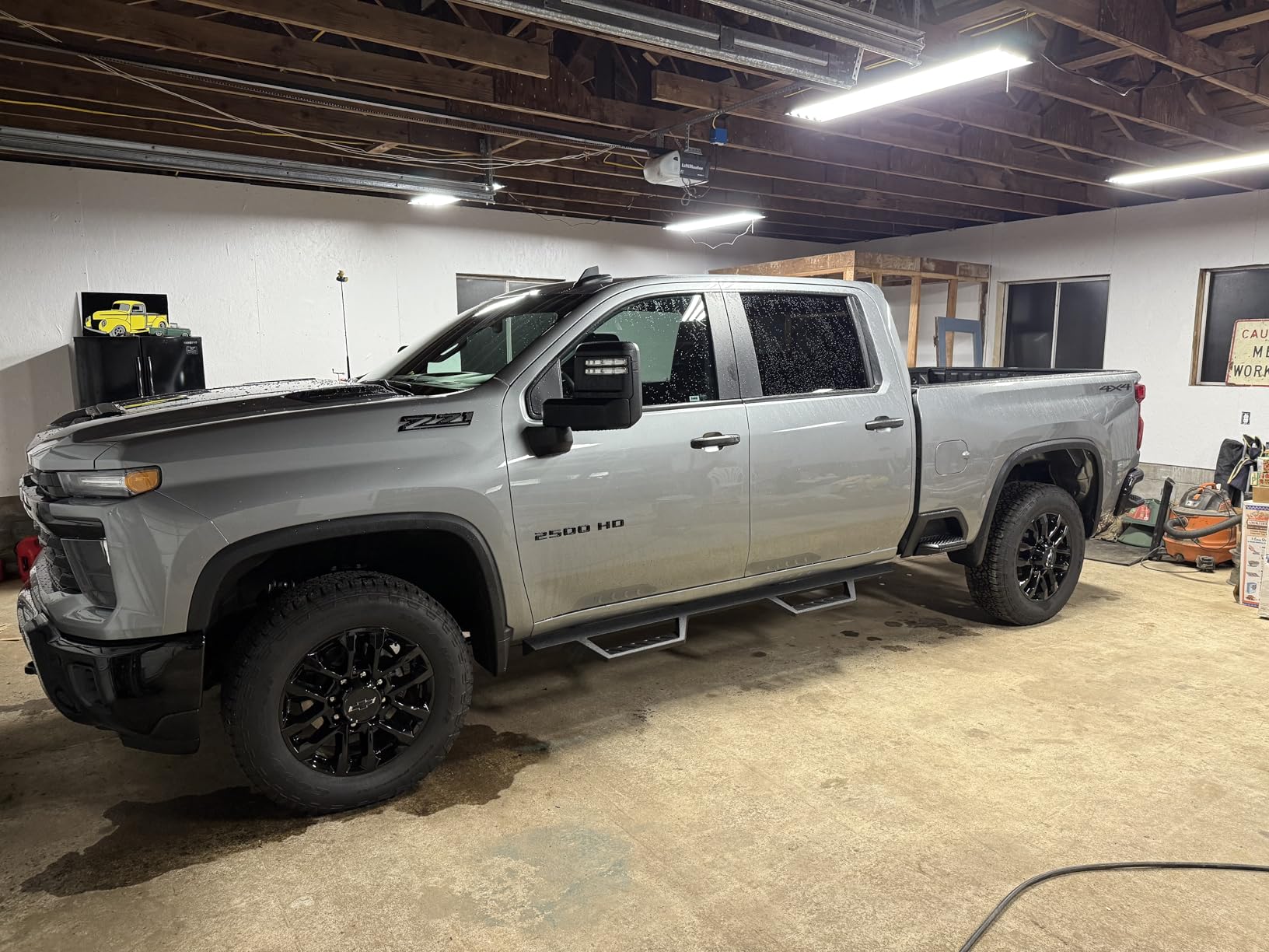Tyger Auto LanderX Running Board Compatible with 2019-2026 Chevy Silverado GMC Sierra 1500; 2020-2026 2500 3500HD | Crew Cab | TG-LX3C82318 | Drop Step Side Step Rail Nerf Bars customer photo 2