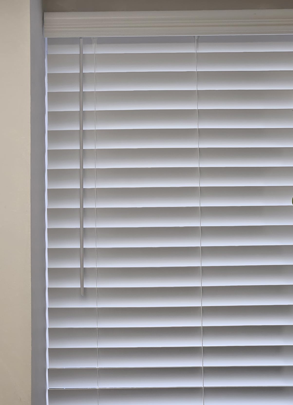 LazBlinds 2-inch Cordless Faux Wood Blinds with Royal Valance, Room Darkening Horizontal Window Blinds, Inside Mount Blinds for Windows - Fit for Window 34.625