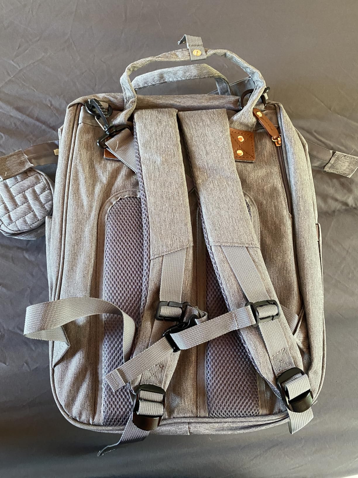 Astro alan Baby Diaper Bags with Changing Station, Waterproof Diaper Bag Backpack for Moms Dads with USB Charging Port, Baby Shower Gifts, Large Capacity diaper backpack, Blue customer photo 2