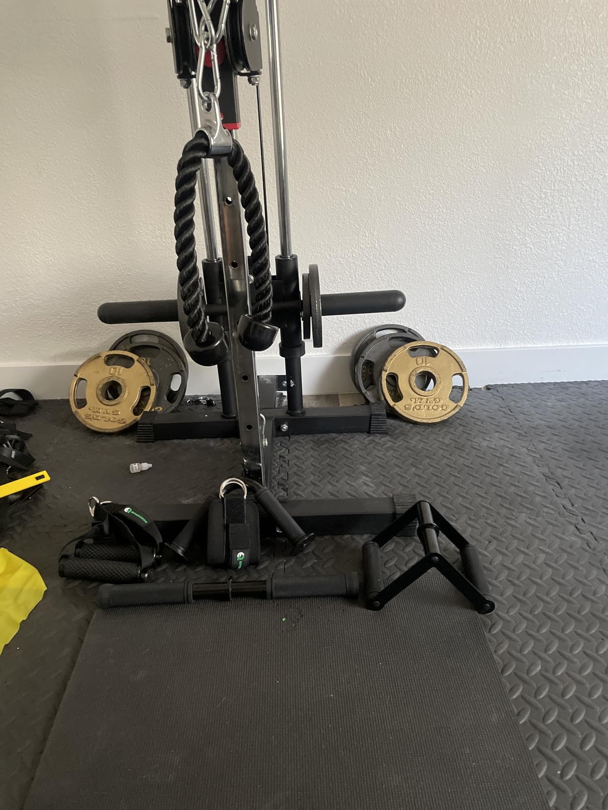 QPARVERS Cable Machine Attachment LAT Pulldown Attachments Cable Machine Accessories for Home Gym customer photo 1