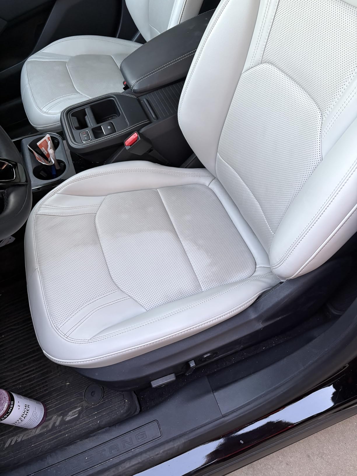 Tesla Seat Cleaner & Stain Remover, Interior Cleaner for Black & White Vegan Leather, Interior Cleaning Products | Tesla Model Y Juniper Accessories 2026, Tesla Model 3 Accessories, S, X, Cybertruck customer photo 1