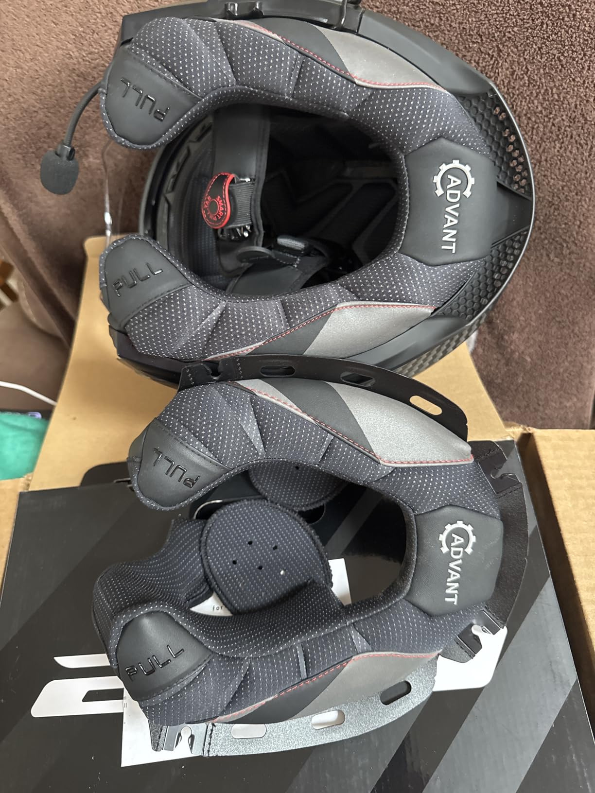 LS2 Helmets Advant X Carbon Fiber Modular Helmet with Integrated Cardo 4X Bluetooth customer photo 1