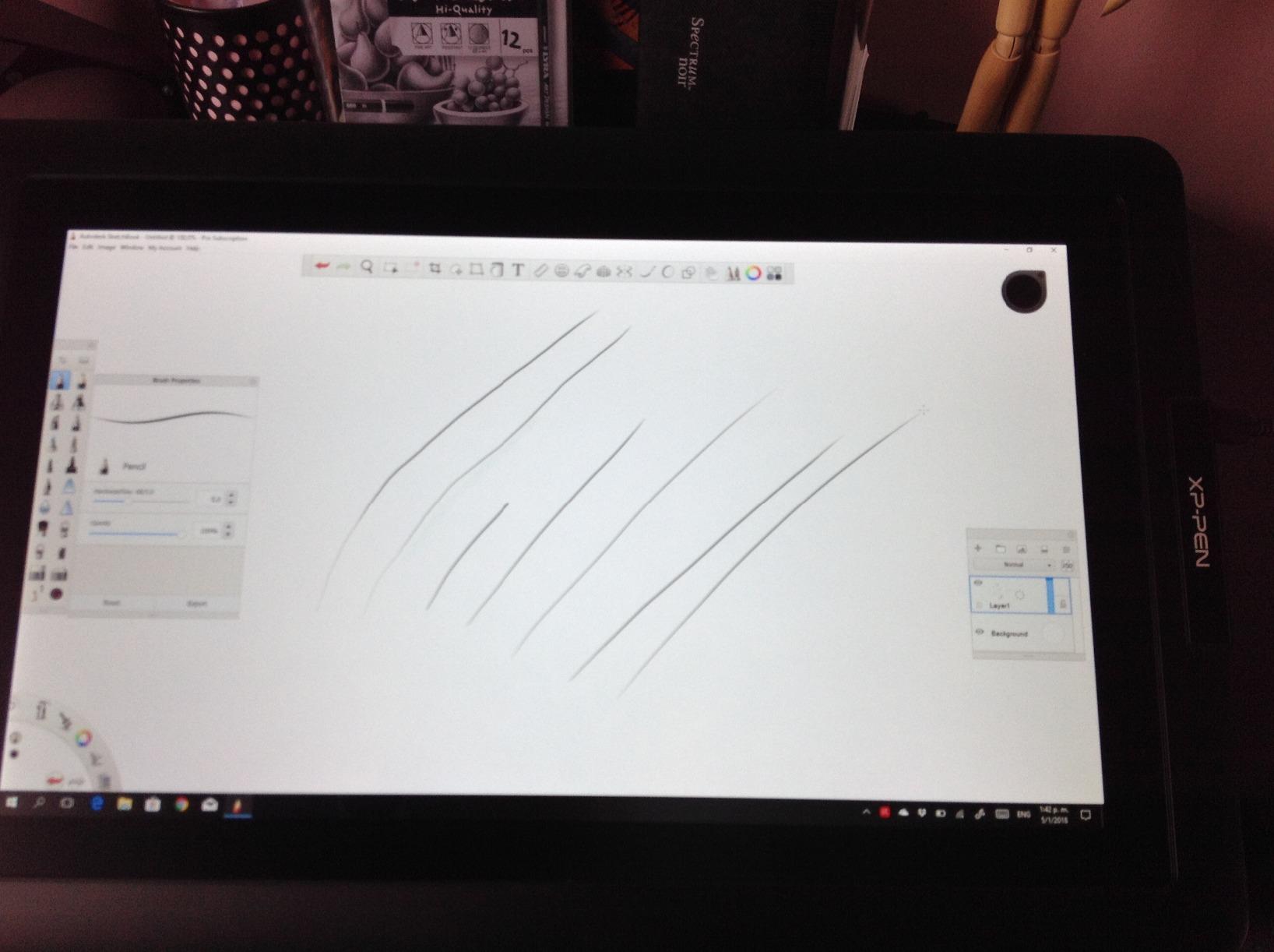 Artist Pro 16 Gen2 2.5K 16 inch QHD Drawing Tablet with Full Laminated Anti-Glare Screen 16384 Pressure Levels X3 Pro Battery-Free Stylus 159% sRGB Tilt Graphic Drawing Tablet with Mini Keydial customer photo 1