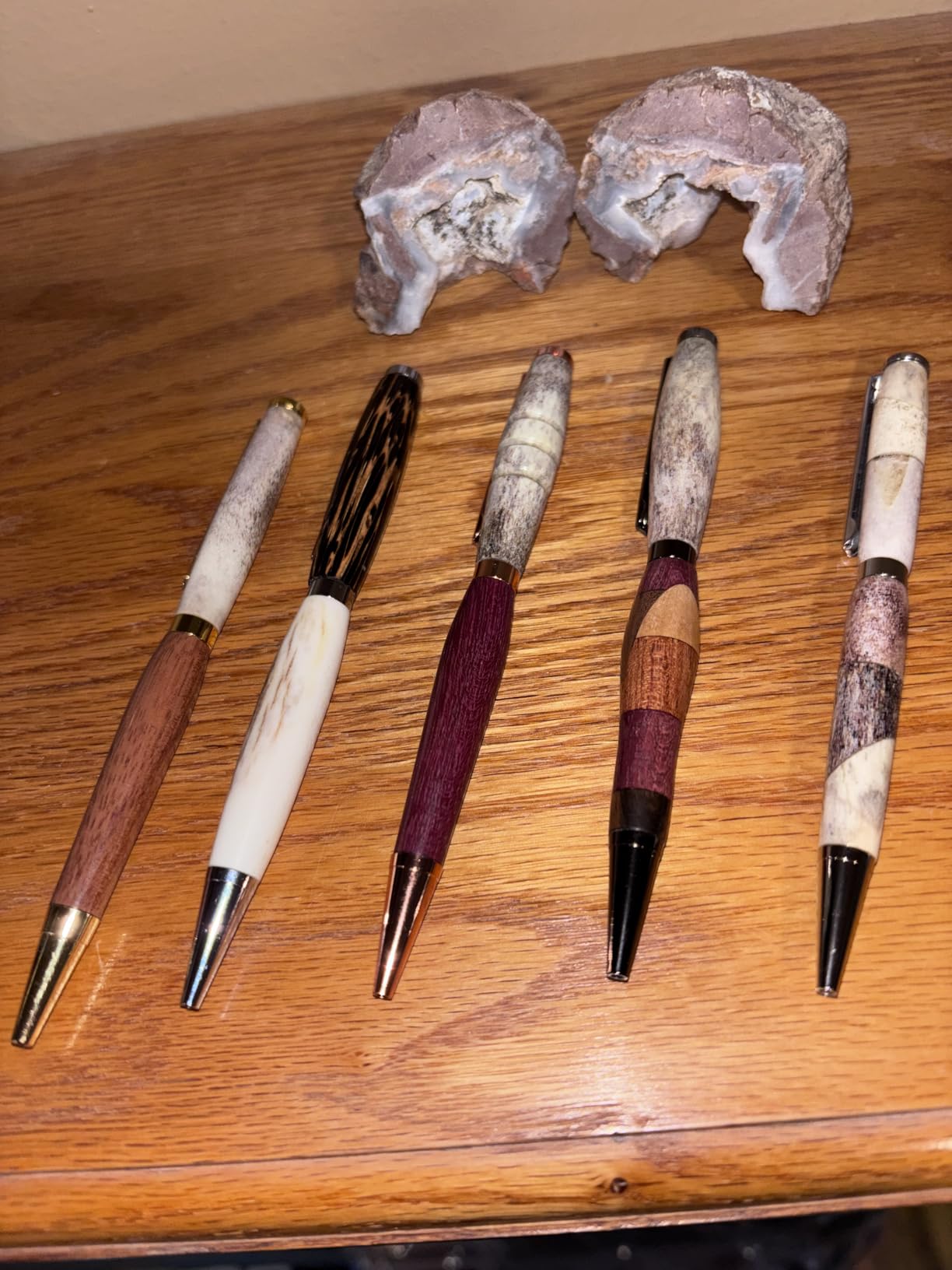 Slimline Pen Kit for Wood Turning - 10 Pack with Multiple Finishes - 7mm Twist Pen Kit customer photo 1