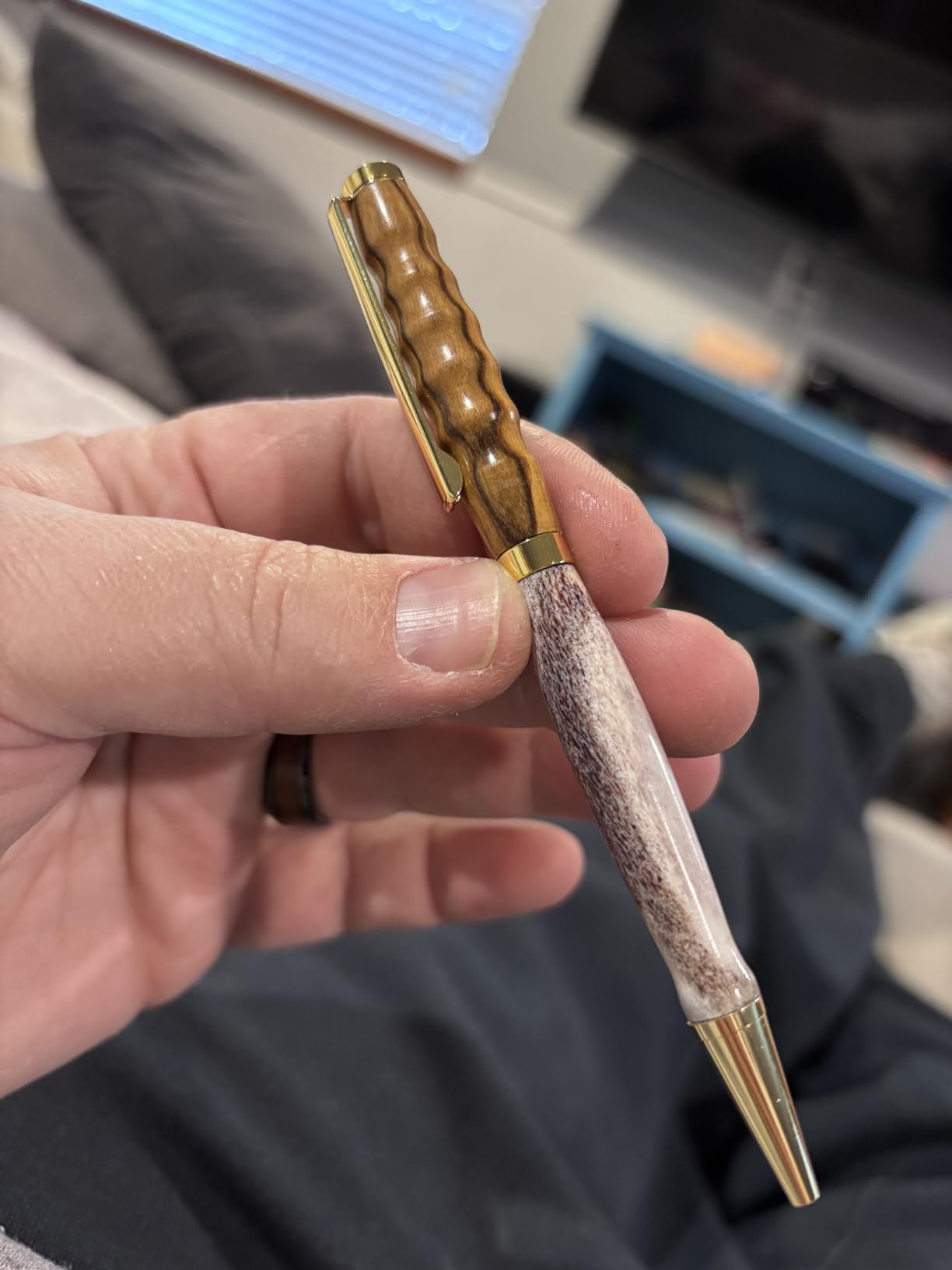 Slimline Pen Kit for Wood Turning - 10 Pack with Multiple Finishes - 7mm Twist Pen Kit customer photo 2