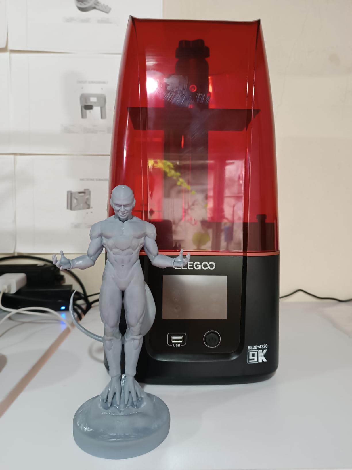 ELEGOO Mars 4 MSLA Resin 3D Printer with 7-Inch 9K Monochrome LCD, Multiple Print Modes and Voxeldance Tango Slicing Software, Printing Size of 6.04x3.06x6.89 Inches customer photo 2