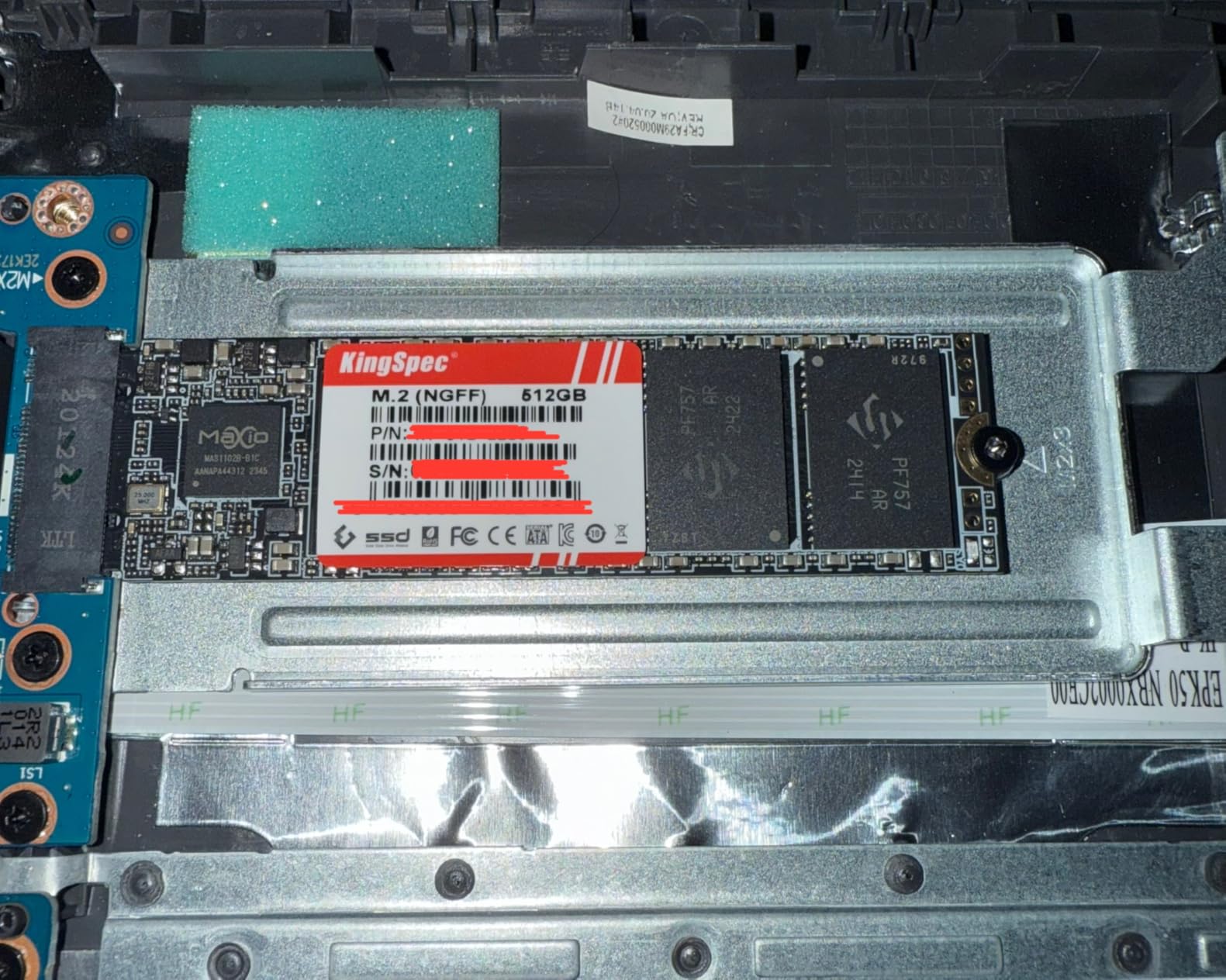 KingSpec NT Series 2TB M.2 2280 SATA SSD - Not Compatible with NVMe Socket customer photo 2