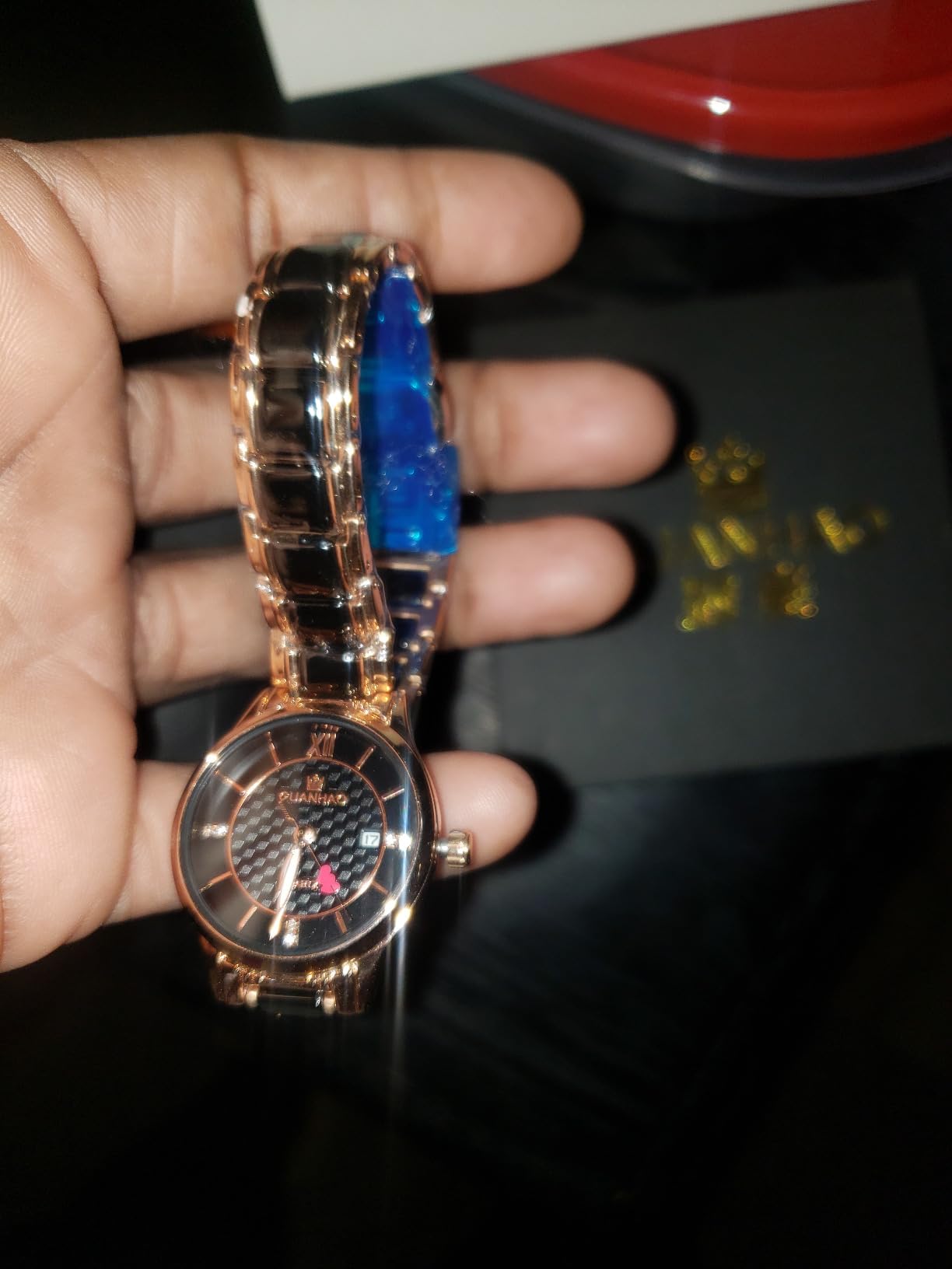 Ceramic Watches for Women, Fashion Ladies Watch Elegant Dress Women's Wristwatches with Diamond Accented Waterproof Calendar Mineral Glass customer photo 2