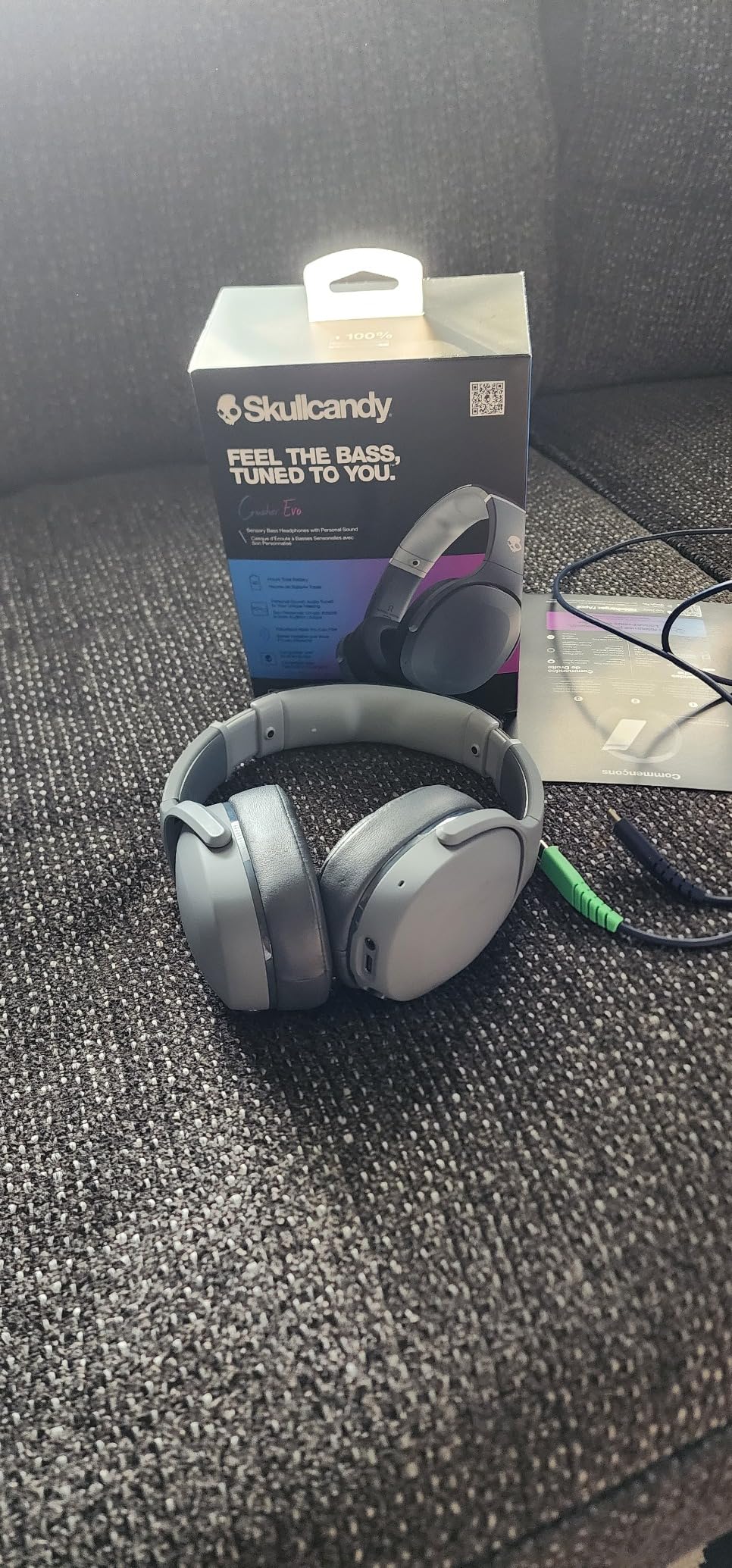 Skullcandy Crusher Evo Wireless Bluetooth Headphones with Extra Bass customer photo 2