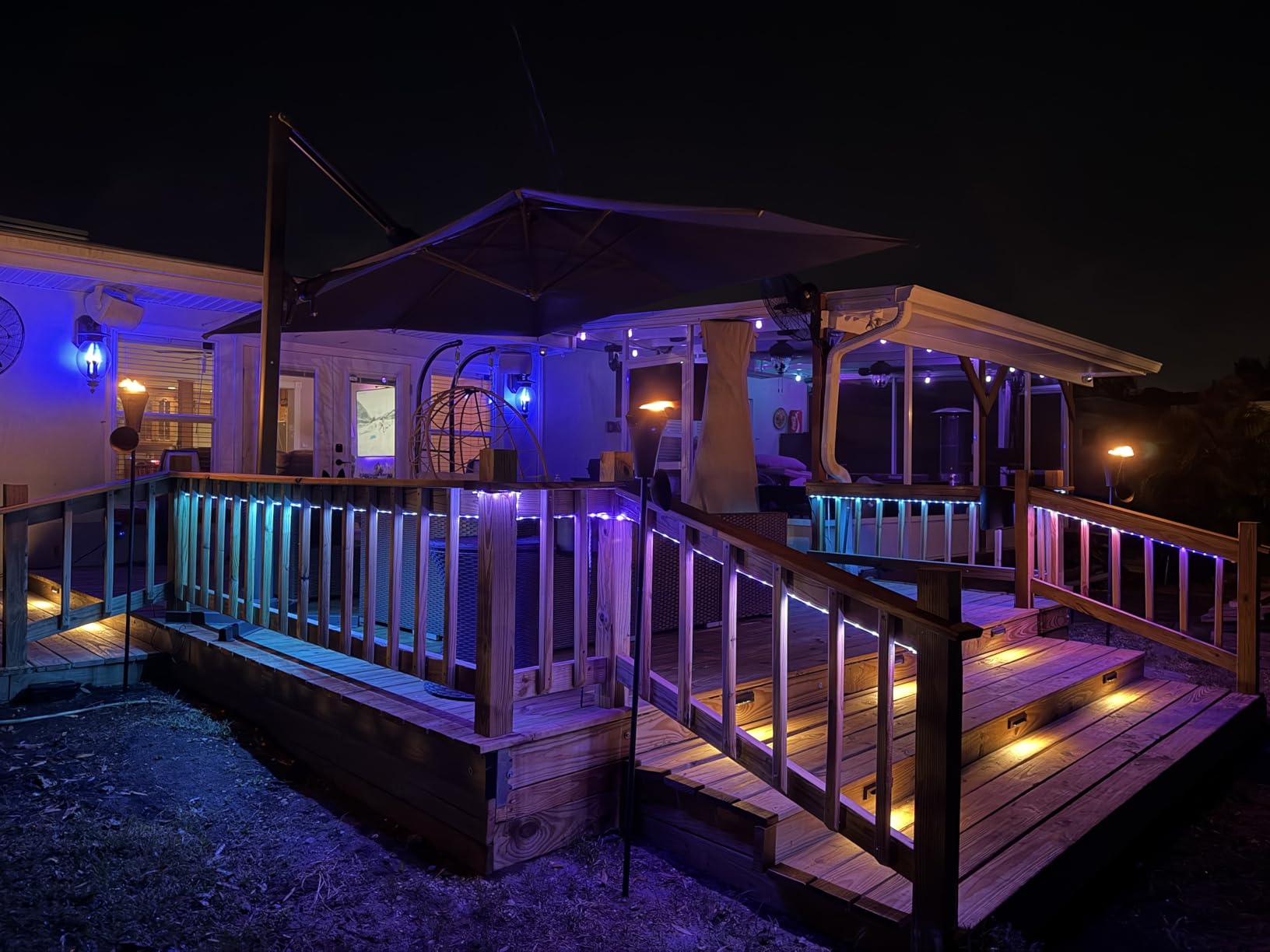 Govee Outdoor LED Strip Lights, 98.4ft Smart Outdoor Lights Work with Alexa and Google Assistant, App Control, IP65 Waterproof, RGBIC Lights for Patio, Eave, Party Decorations customer photo 2