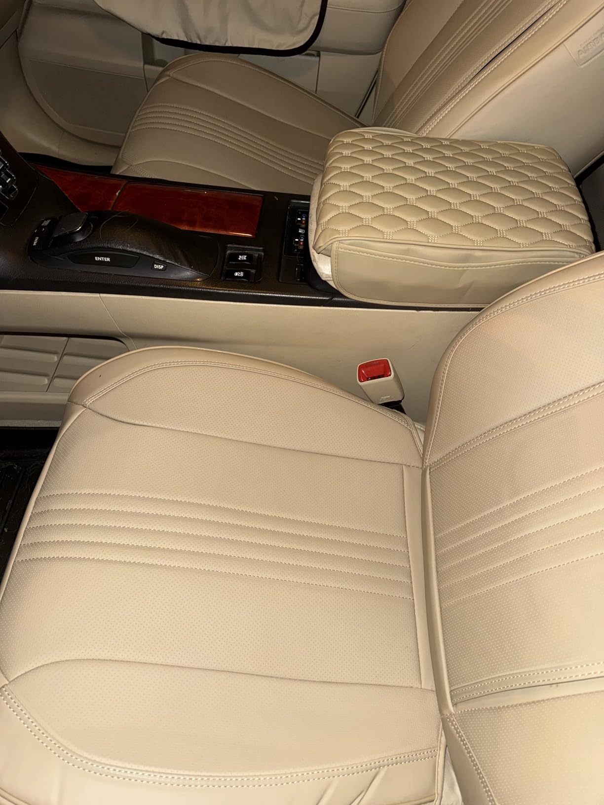Coverado Car Seat Covers, Front Seat Cover 2-Pack, Faux Leather Waterproof Seat Covers, Car Seat Protectors, Driver Seat Covers Automotive Seat Covers Accessories Universal Fit Most Vehicles Coffee customer photo 1