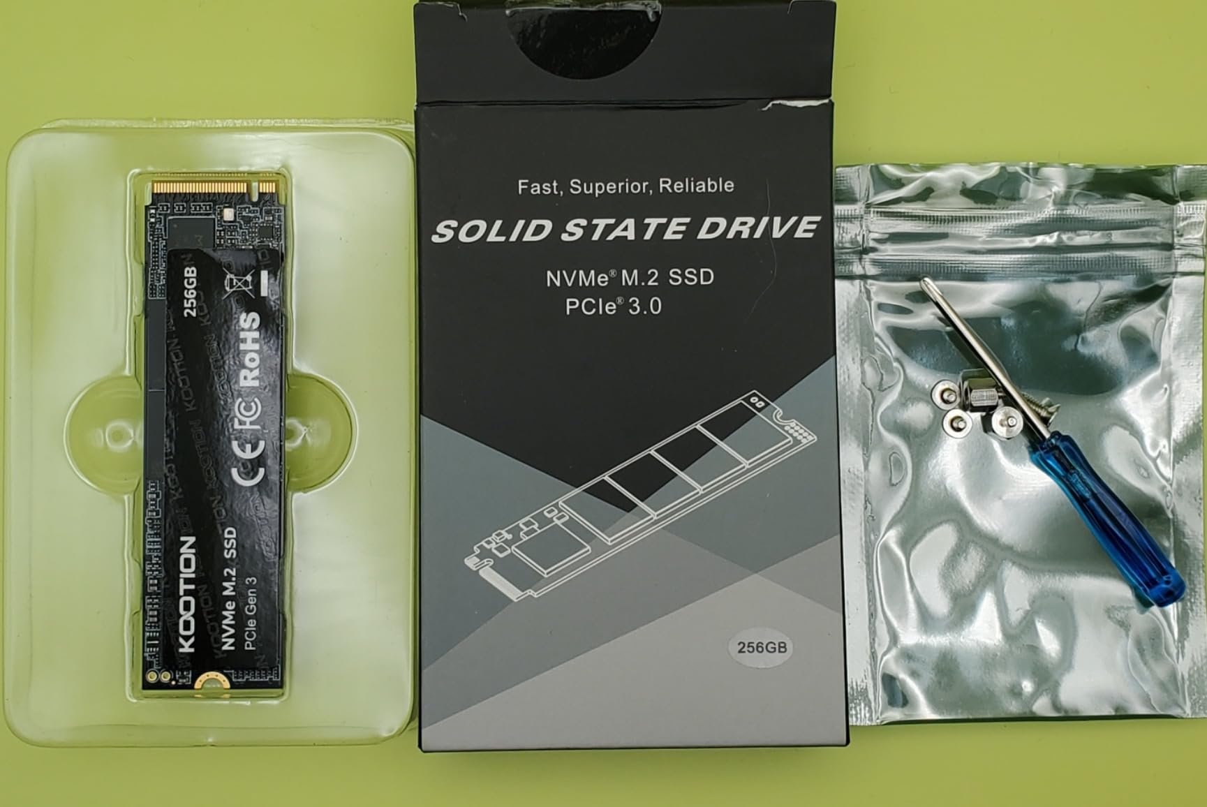 KOOTION 512GB PCIe 3.0 M.2 Internal Solid State Drive PCle 3.0x4 SSD NVMe M.2 2280 Internal SSD Up to 3500MB/s PCIe Gen 3 NVMe SSD Less Heat Large Storage M.2 Internal Solid State Hard Drive for PC customer photo 2
