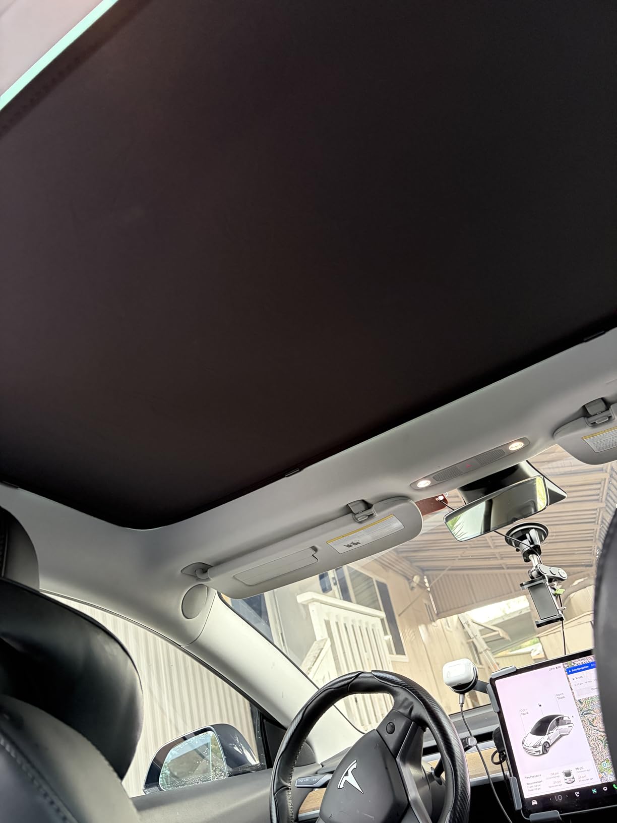 Ultra-Thickened Window Shades for Tesla Model Y 2020-2024 (Not fit for Juniper) Accessories for Model Y Side Window Cover Window All Window Front Windshield Side Window Full Set 8PCS customer photo 2