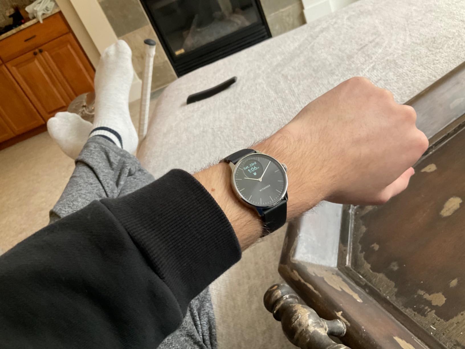 ScanWatch Light - Hybrid Smart Watch, Heart Rate Monitoring, Fitness Tracker, Cycle Tracker, Sleep Monitoring customer photo 1