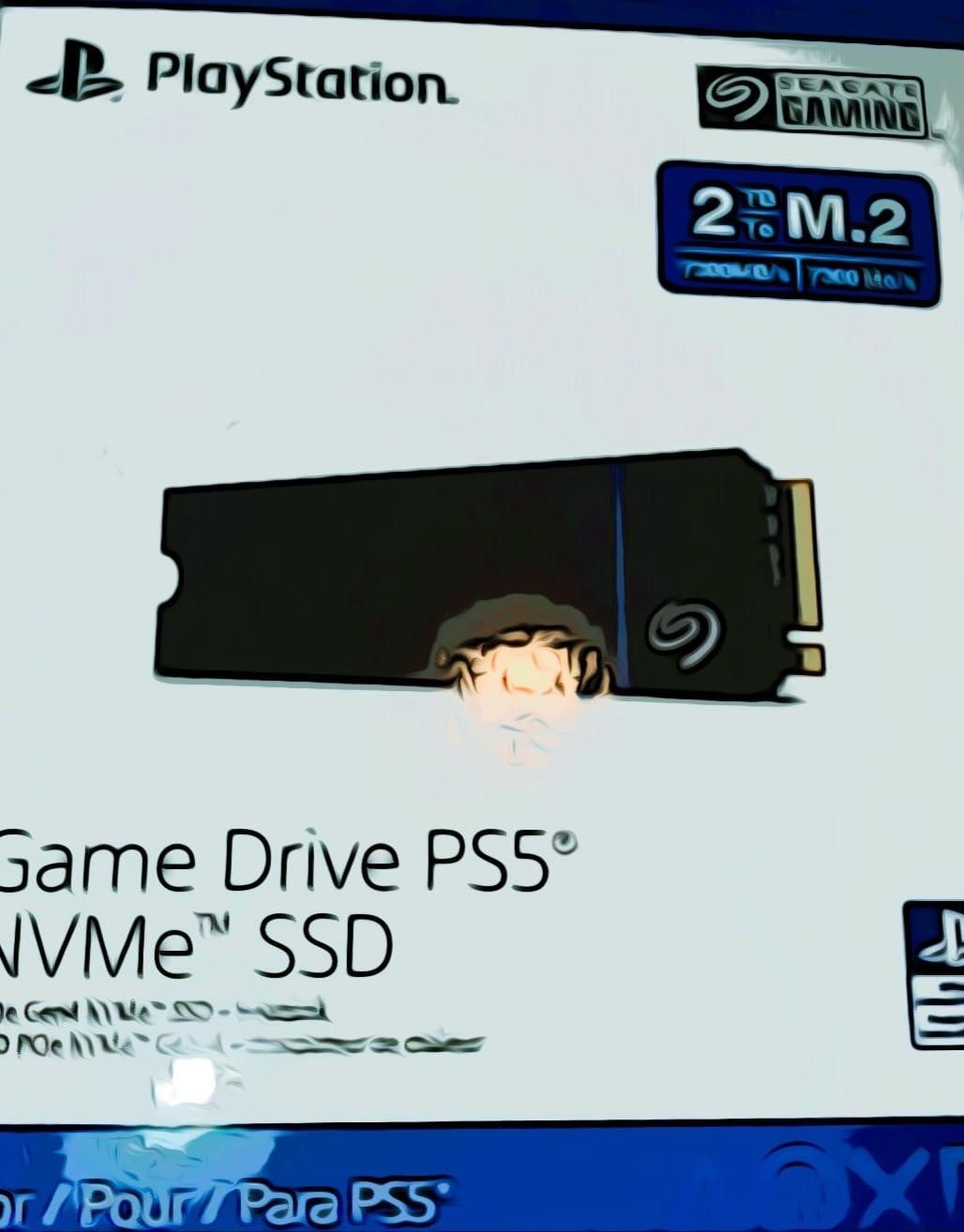 Seagate Game Drive PS5 NVMe SSD for PS5 1TB Internal Solid State Drive - PCIe Gen4 NVMe 1.4, Officially Licensed, Up to 7300MB/s with Heatsink (ZP1000GP3A1011) customer photo 2