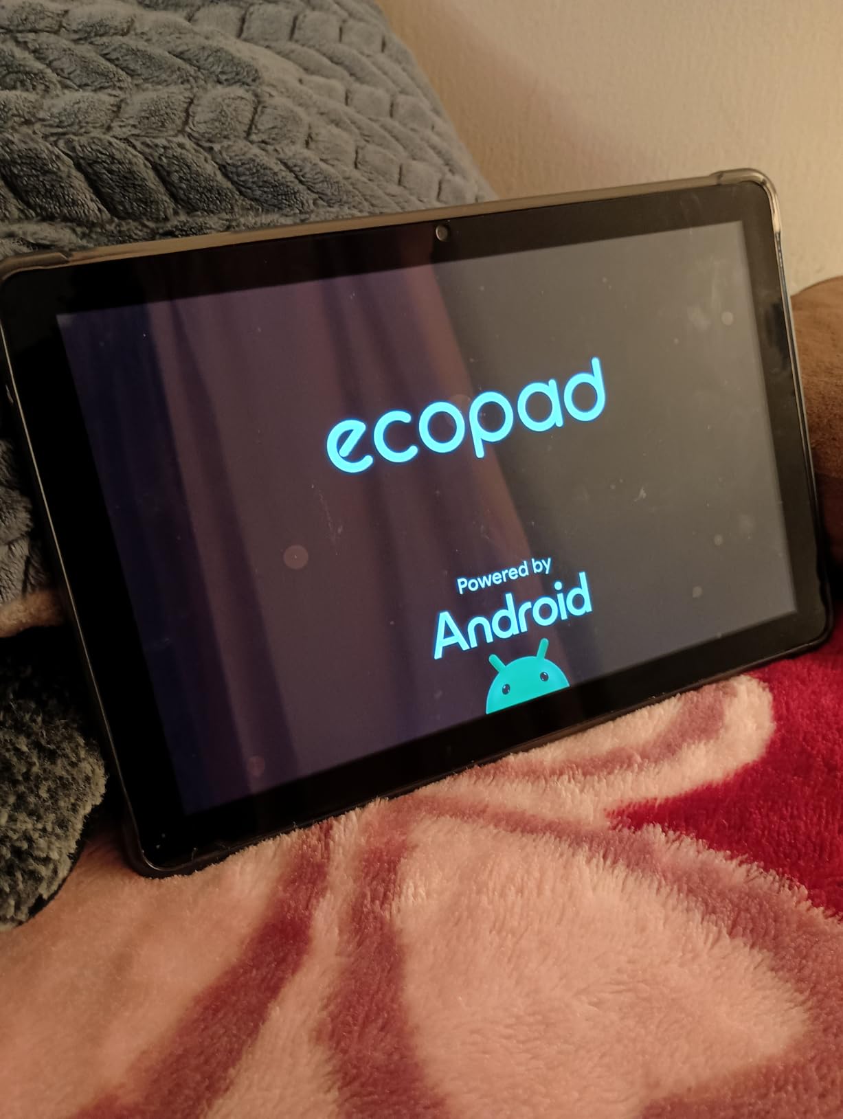 ECOPAD 10.1 Inch Tablet, Android 15 Tablets 12GB(4+8) RAM / 64GB ROM / 1TB SD Card Expansion, 1280x800 IPS HD Touchscreen, 6000mAh Battery, Bluetooth 5.0, Dual Cameras, GMS, Dual Band WiFi, Blue customer photo 1