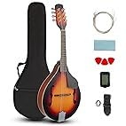 Ktaxon A-Style Mandolin Instrument Kit, 8 Strings Acoustic Mahogany Wood Mandolins Musical, Thickened Gig Bag, Shoulder Strap, Picks for Beginners customer photo 1