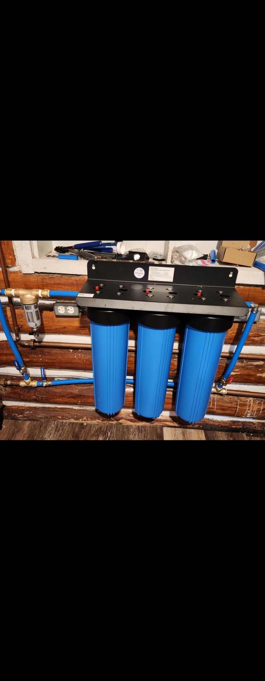 Waterdrop 3-Stage Whole House Water Filter System, Reduce Iron & Manganese, with Carbon & Sediment Filters customer photo 1