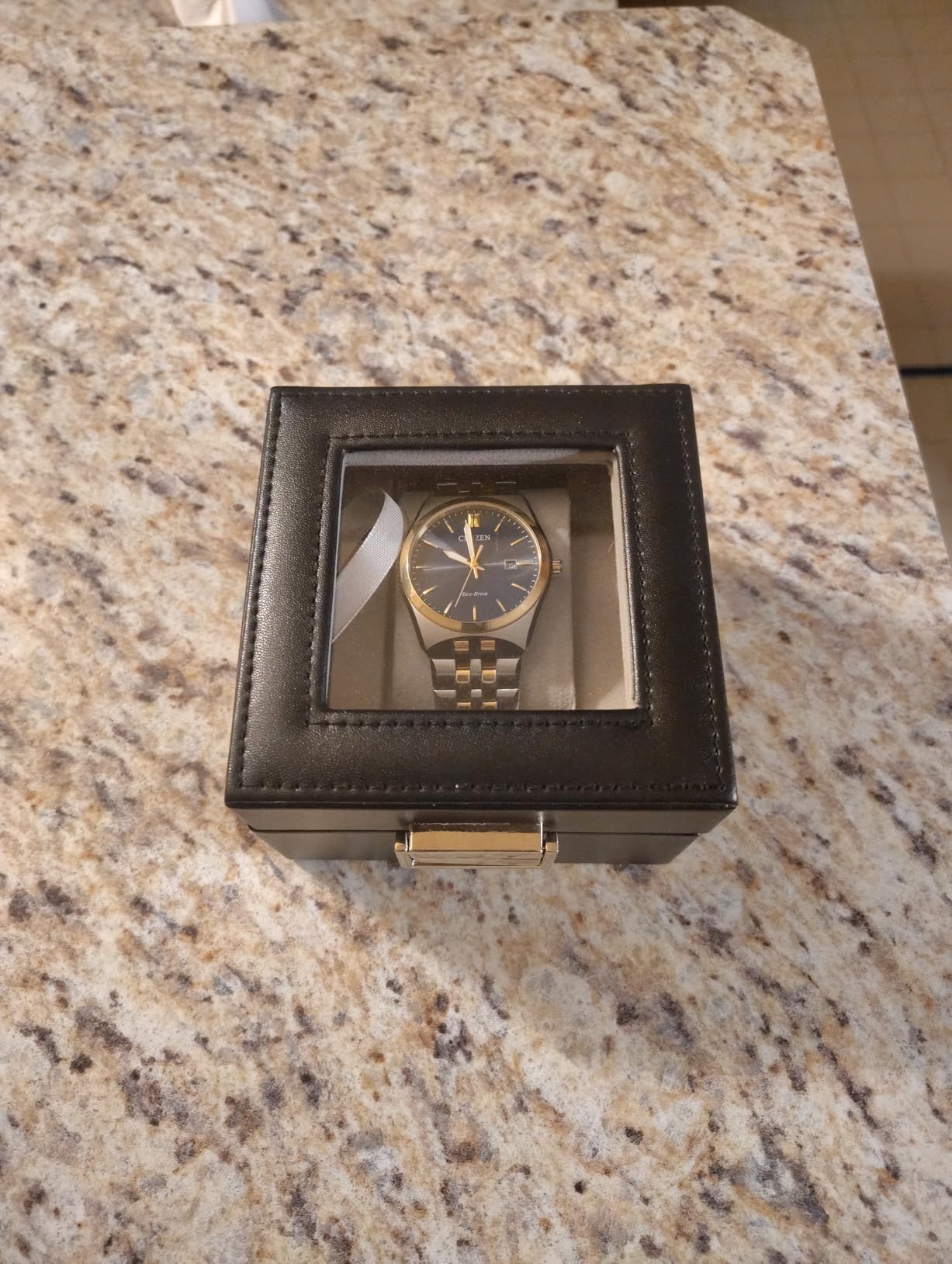 ProCase Watch Box, 6 Slot Mens Watch Case, Watch Storage Holder Organizer, Watch Display Case with Glass Lid, Anniversary Birthday Valentine Gifts for Men Women - Espresso customer photo 2