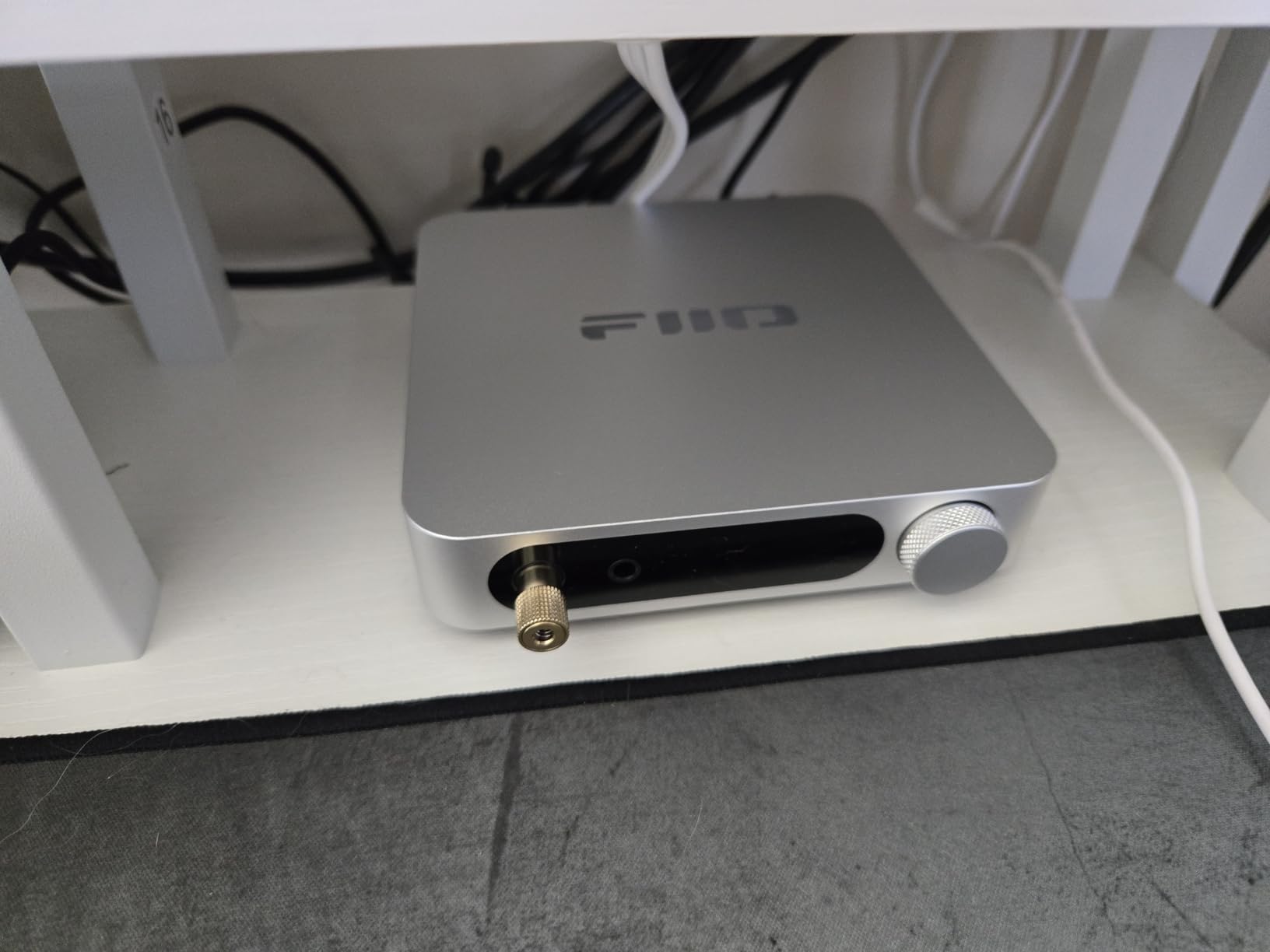 FiiO K11 DAC and Headphone Amplifier for Home Audio or PC, 6.35mm and Balanced 4.4mm, RCA, Coaxial, Optical, 1400mW, 384kHz/24Bit DSD256 (Black) customer photo 2