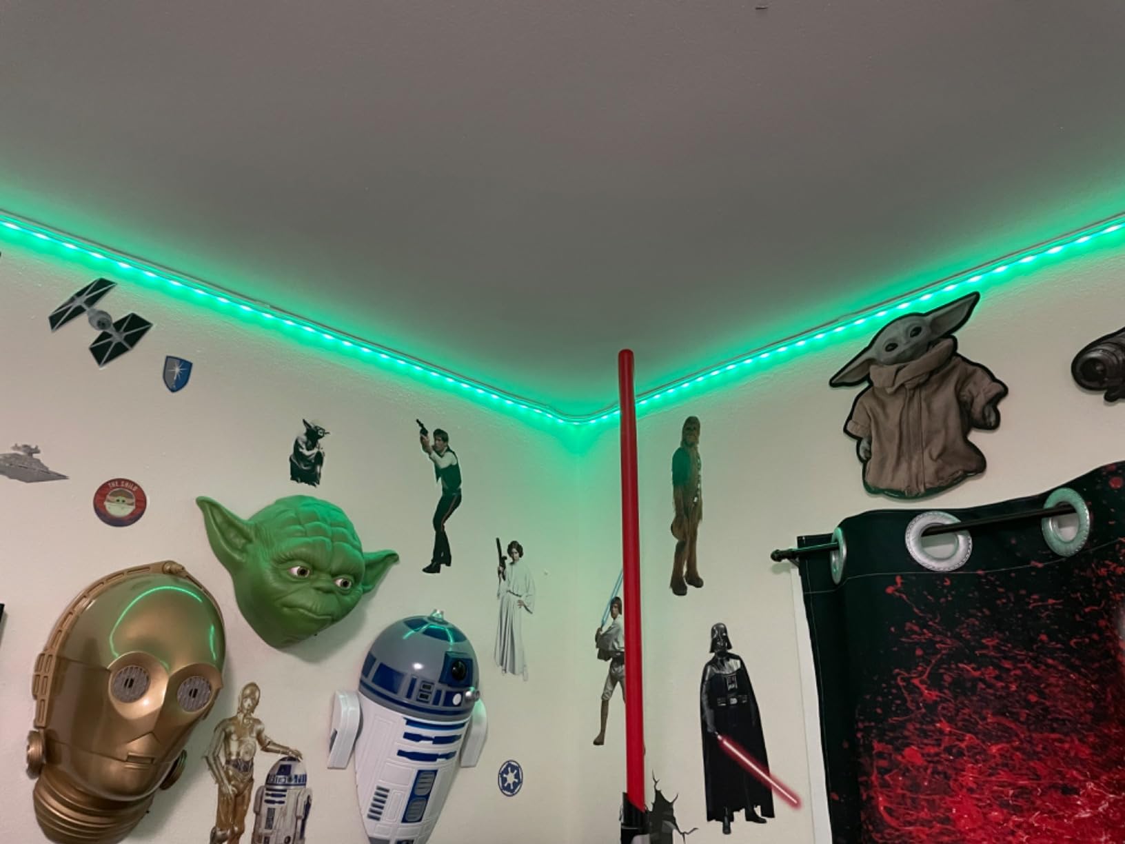 Ligency Smart Neon Rope Lights with Alexa - 16.4FT Ultra Bright RGBW LED Strip, Plug-in Adapter Powered, IP65 Waterproof Flexible Neon Lights with App Control & Music Sync, DIY Decor customer photo 1