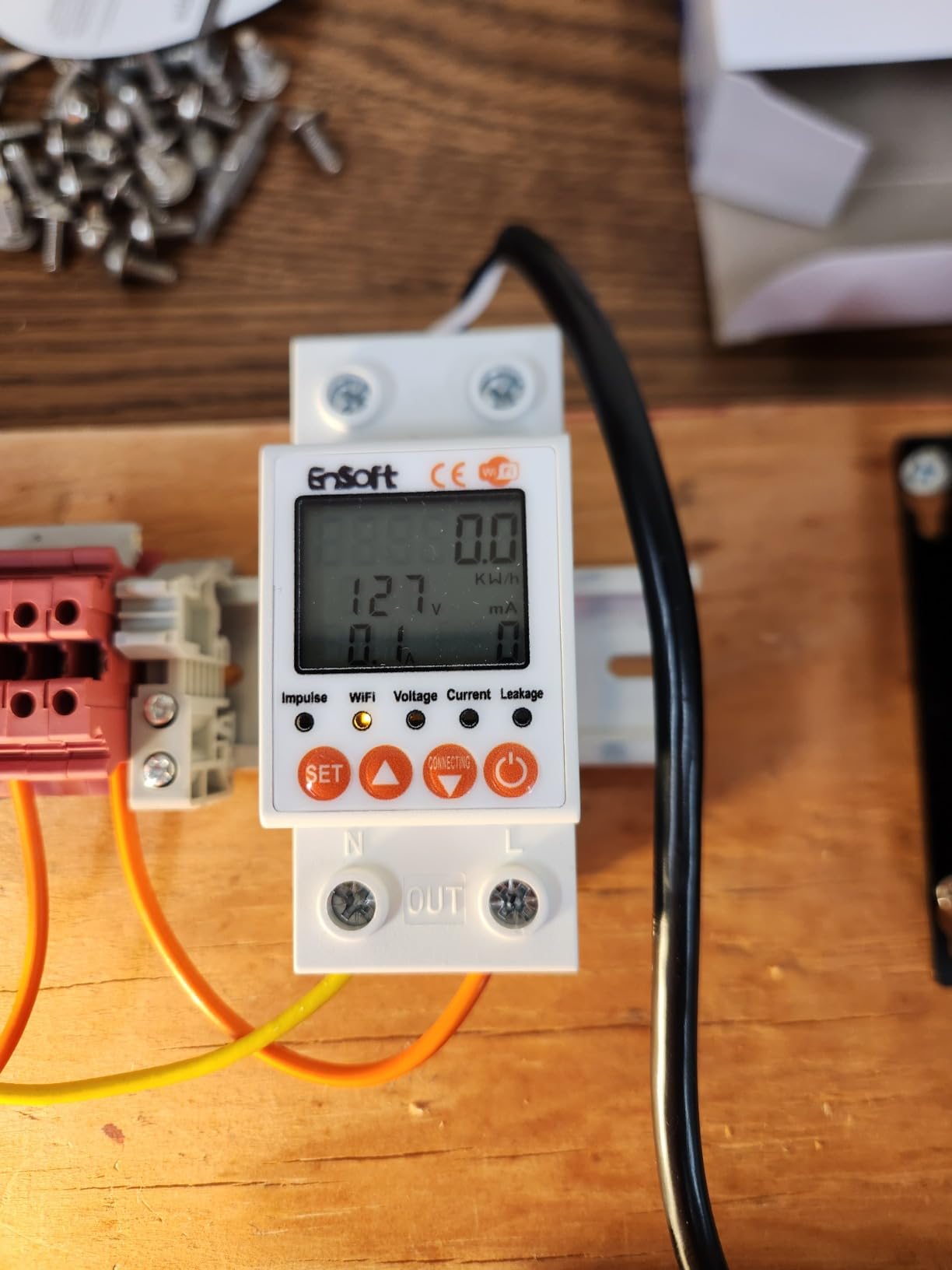 Multi-Functional Smart WiFi Circuit Breaker, Remote Tuya APP Control Circuit Breaker with Leakage, Over Current Over/Under Voltage Protection,Power Meter Energy Monitor and Timer Functions - AC110V customer photo 1