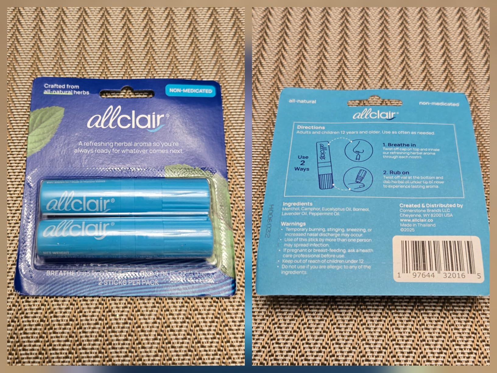 Allclair Nausea Relief Inhaler - Take Control of Motion Sickness, Morning Sickness, Medication, Stress - Fast, Natural, Drug-Free, Non-Drowsy & Portable Travel Essential (2 Inhalers) customer photo 2