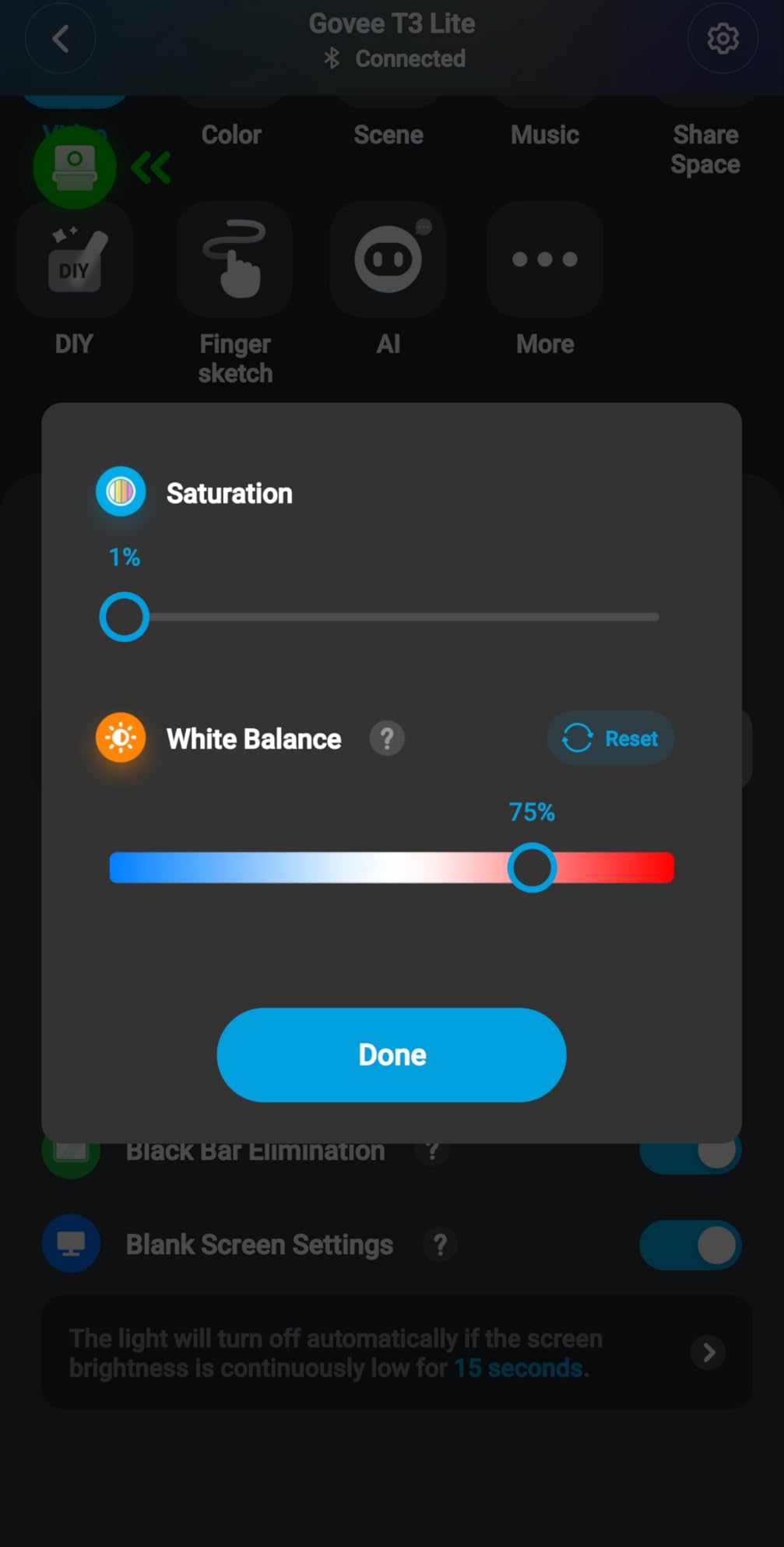 Govee TV Backlight 3 Lite with Fish-Eye Correction Function Sync to 75-85 Inch TVs, 16.4ft RGBICW Wi-Fi LED Strip Lights with Camera, 4 Colors in 1 Lamp Bead, Voice and APP Control, Adapter customer photo 2