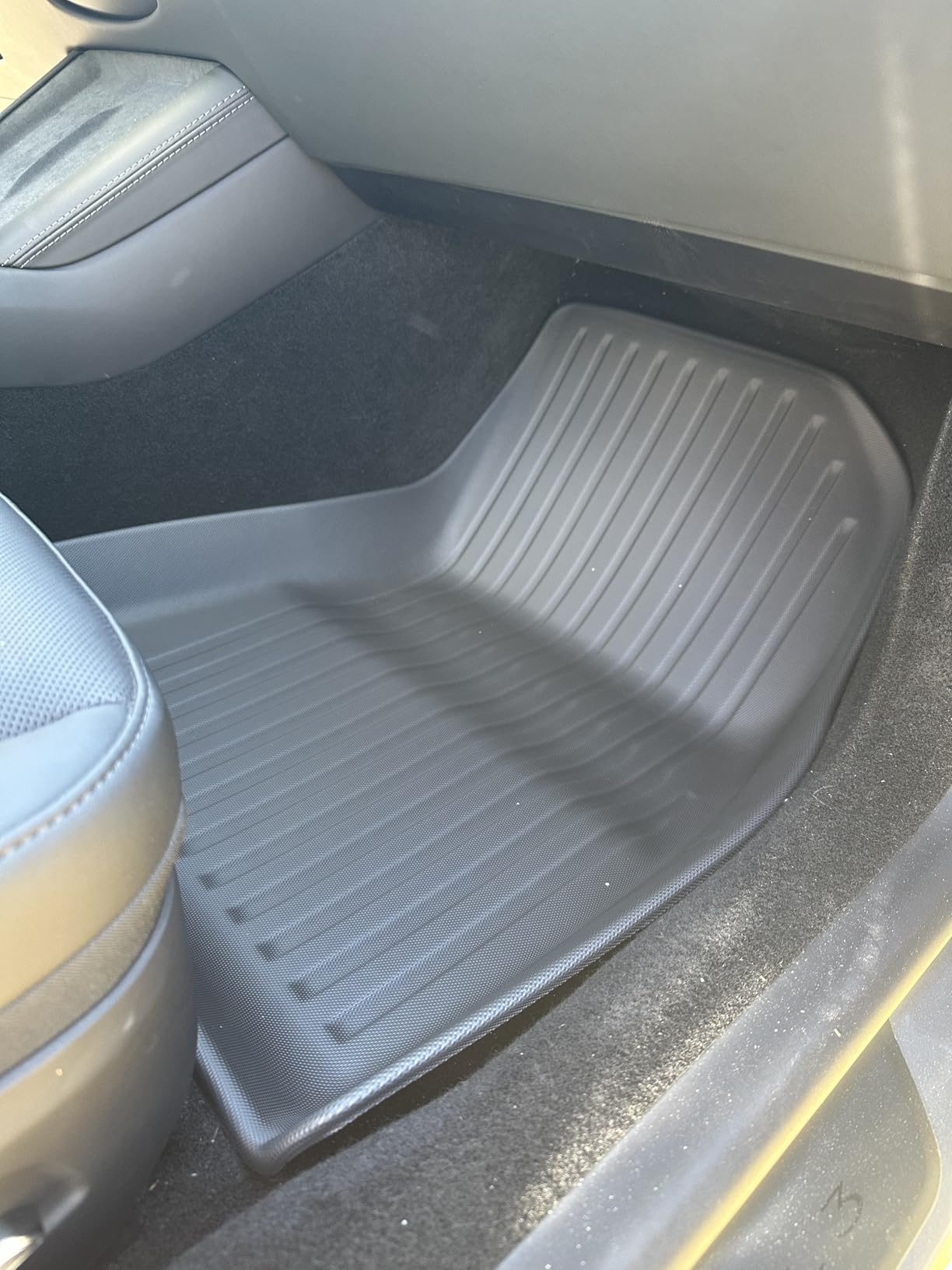 6PCS All-Weather TPE Floor Mats & Cargo Liner Set - Compatible with 2024-2026 Model 3 Highland/Standard | Custom Fit Anti-Slip Interior Protection customer photo 1