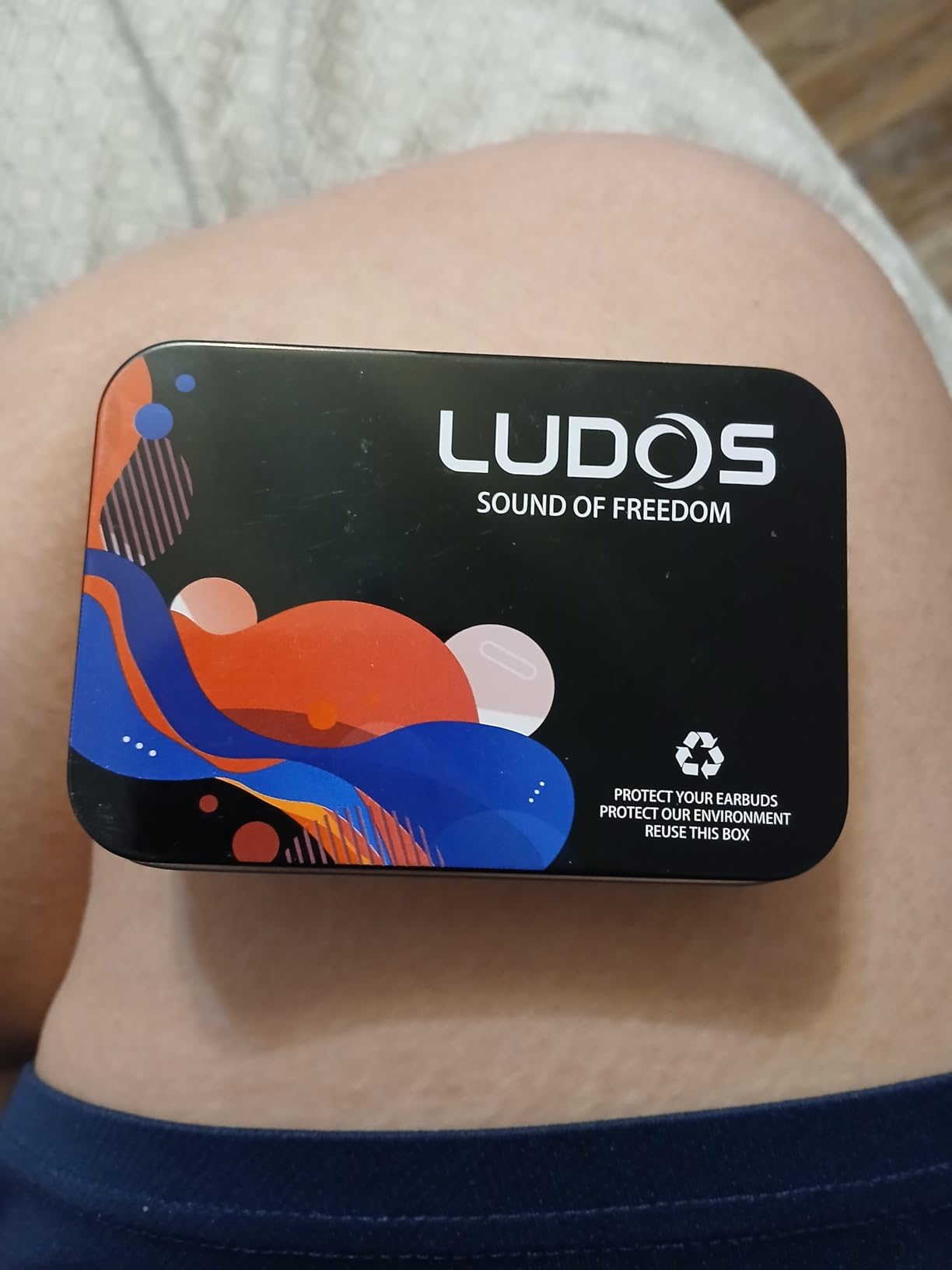 LUDOS OMNITONE Wired Earbuds in-Ear Headphones, 5 Year Warranty, Earphones with Microphone, 3.5 mm Jack Corded Ear Buds, Videoconference for iPhone, Samsung, Computer, Laptop, Kids, School Students customer photo 1