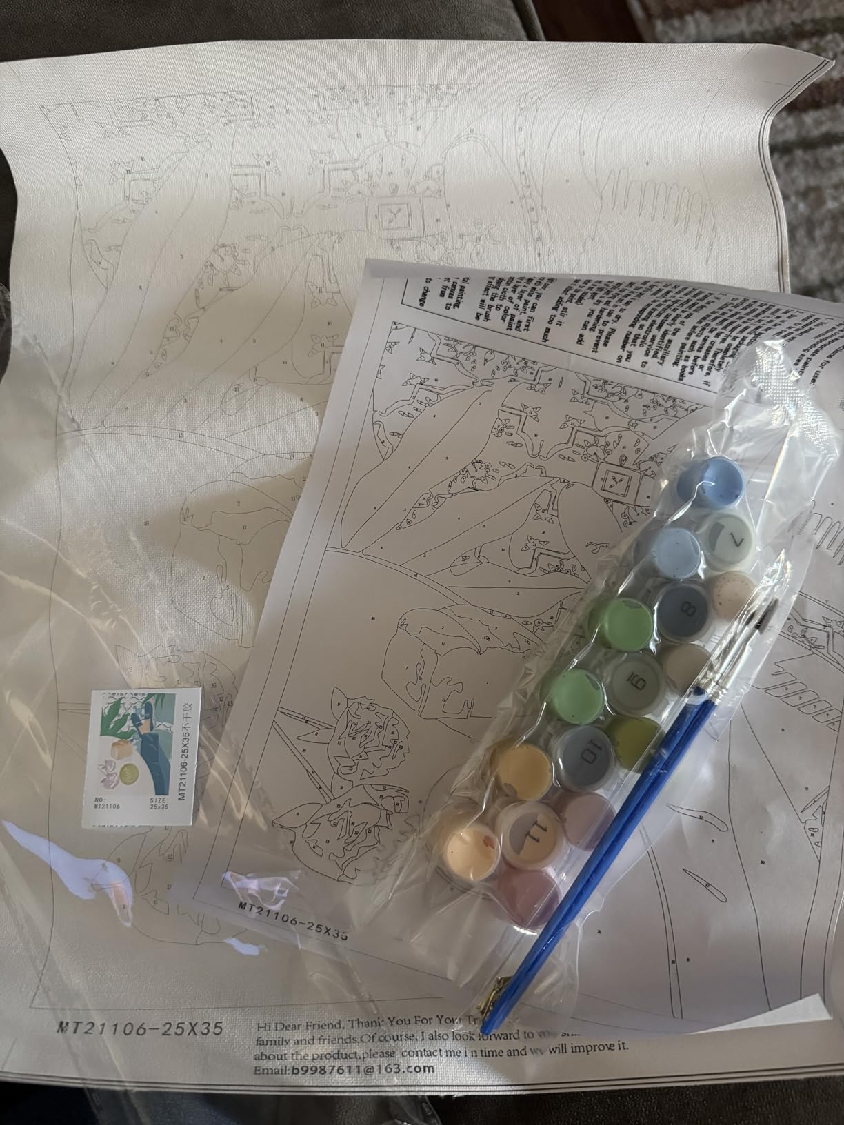 cupmod 6 Packs Paint by Number for Adults, Scenery-Cityscape DIY Acrylic Oil Painting Paint by Numbers Kits on Canvas, Adults Paint by Numbers Kits Drawing Paintwork for Home Decor customer photo 2
