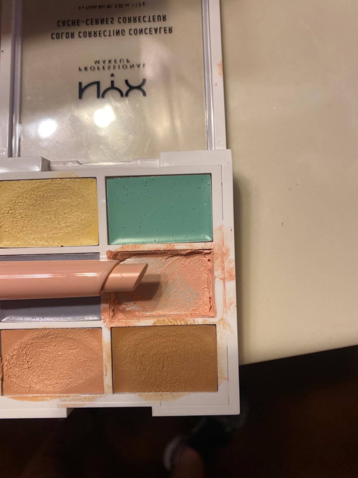 NYX PROFESSIONAL MAKEUP Pro Fix Stick Correcting Concealer, Buildable Medium Coverage Concealer Stick - Dark Peach customer photo 1