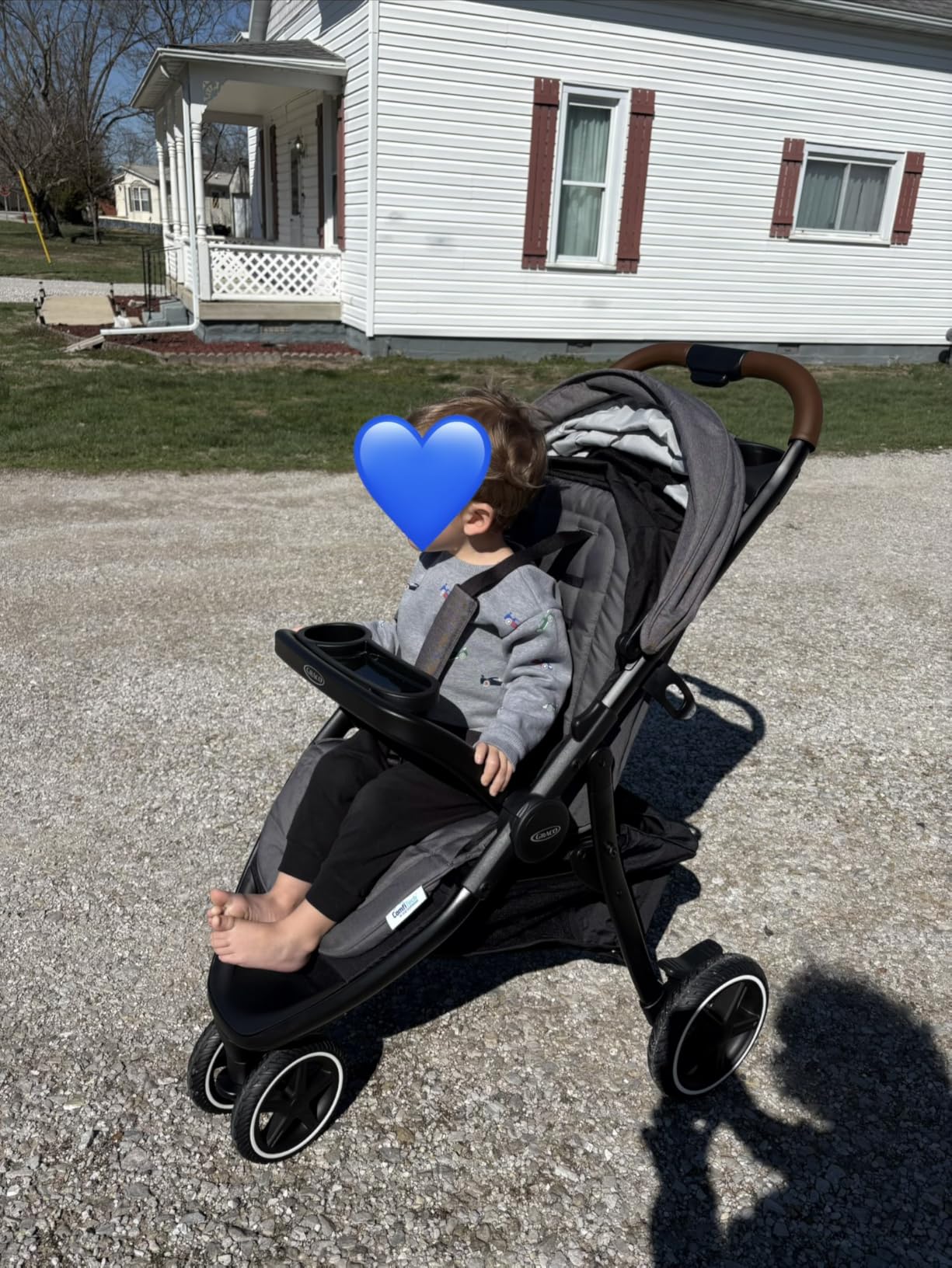 Graco Outpace LX All-Terrain 3-Wheel Baby Stroller, Cohen - Compatible for Travel System, Easy One-Hand Fold, Never-Flat Rubber Tires customer photo 1