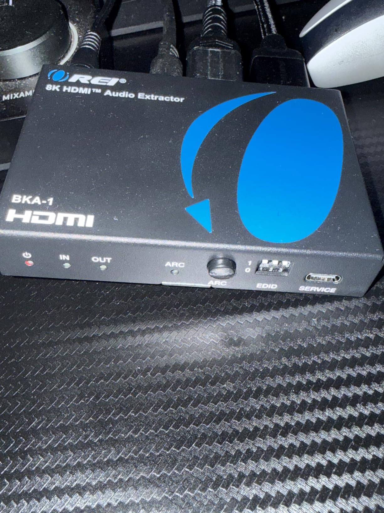 OREI 8K Audio Extractor HDMI UltraHD 4K @ 120Hz 48G HDMI 2.1 Audio Converter for PS5 SPDIF + 3.5mm Output HDCP 2.3 - Dolby Digital/DTS Passthrough CEC, HDR, Dolby Vision, ARC, HDR10+ customer photo 1