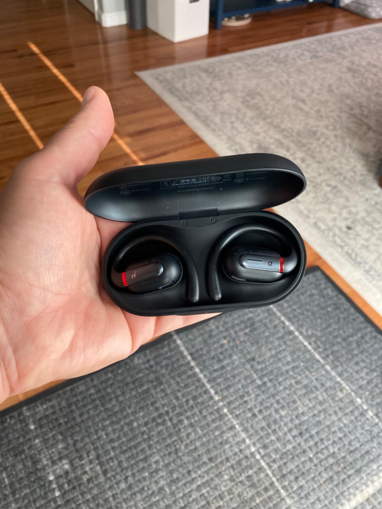 Soundcore by Anker V30i Open-Ear Headphones, Ultra-Comfort, Lightweight Design, Snug Fit, Ergonomic Ear Hooks, Robust Bass, 36H Playtime, Bluetooth 5.3, App Control, Clear Calls, Wireless Earbuds customer photo 2