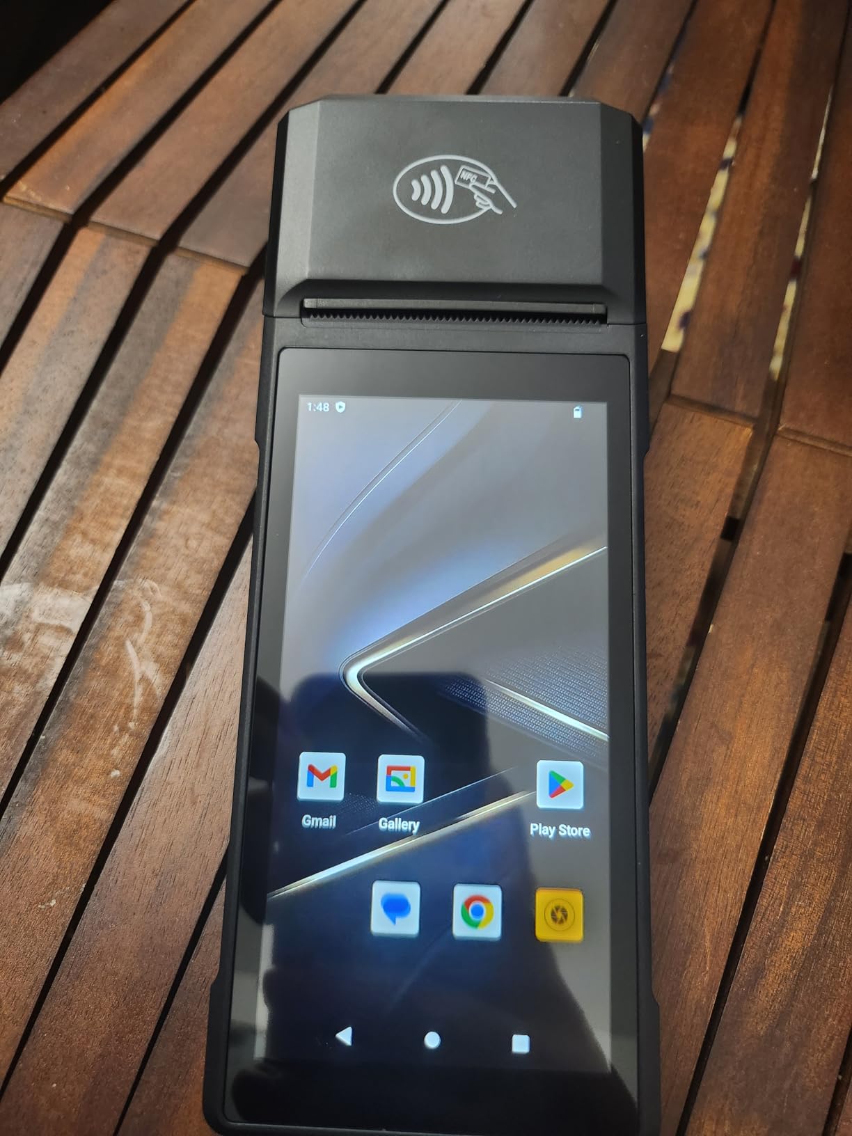 POS PDA H10 Receipt Printer Android 13 and 58mm High Speed Thermal Printer 5.5' Touch Screen, Handheld Mobile Point of Sale Tablet, Scan 1D/2D/QR barcodes, Support 4G, 3GB Ram+32GB ROM customer photo 2