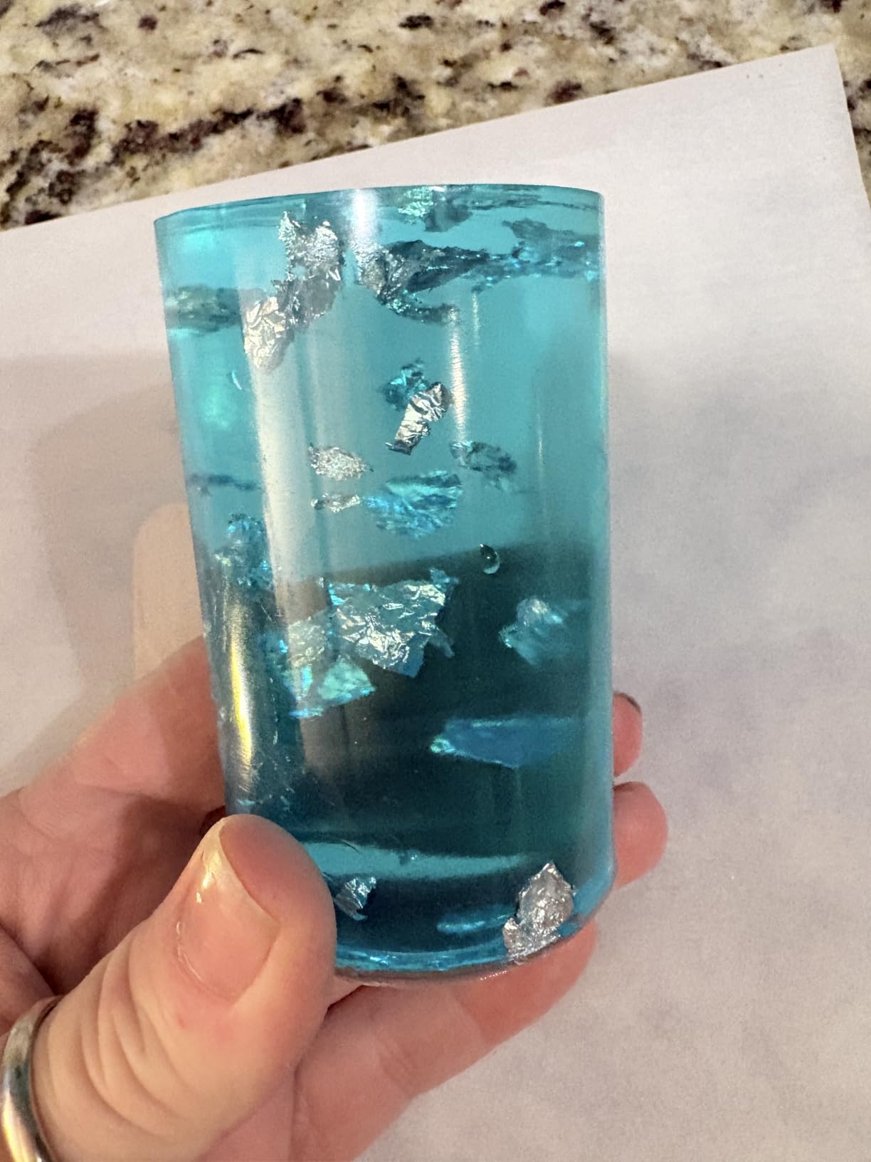 LET'S RESIN EPOXY RESIN Deep Pour Epoxy Resin, 51OZ 2-4 inch Clear Epoxy Resin Kit,Bubble Free Low Odor 2:1 Low Viscosity Casting for River Table,Wood,Flower Preservation, Art Crafts customer photo 1