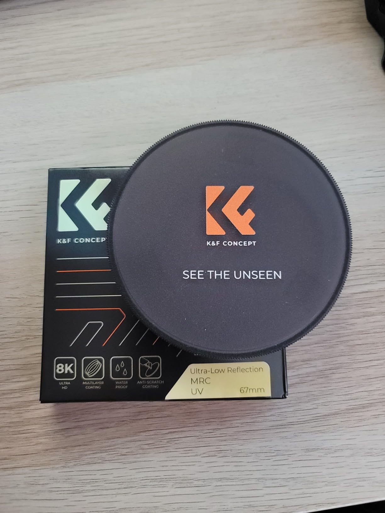 K&F CONCEPT 82mm Ultra-Low Reflectivity MCUV Lens Protection Filter 28 Multi-Layer Coatings Ultra-Slim HD Waterproof Scratch Resistant Lens UV Filter (Nano-X Series) customer photo 1