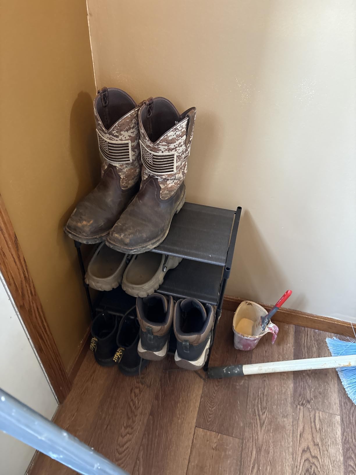 Autonomier 4 Tier Extra Small Shoe Rack (16.3