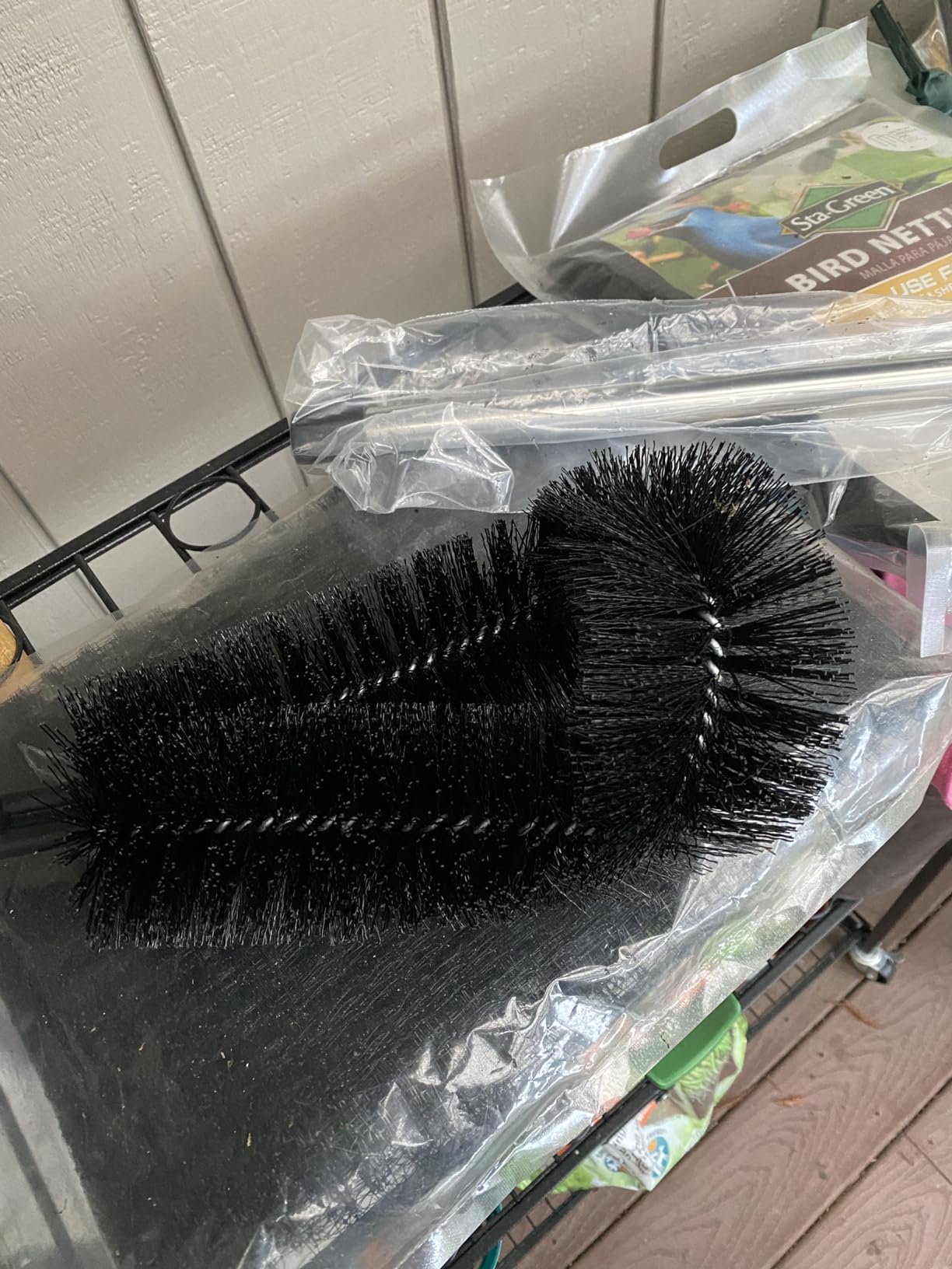 Gutter Cleaning Tools from Ground - 10.5FT Long Adjustable Gutter Cleaner & Brush, No Ladder Needed | Rain Gutter Cleaning Tool Makes it Easy To Clean Leaves, Branches And Debris from Gutters customer photo 1