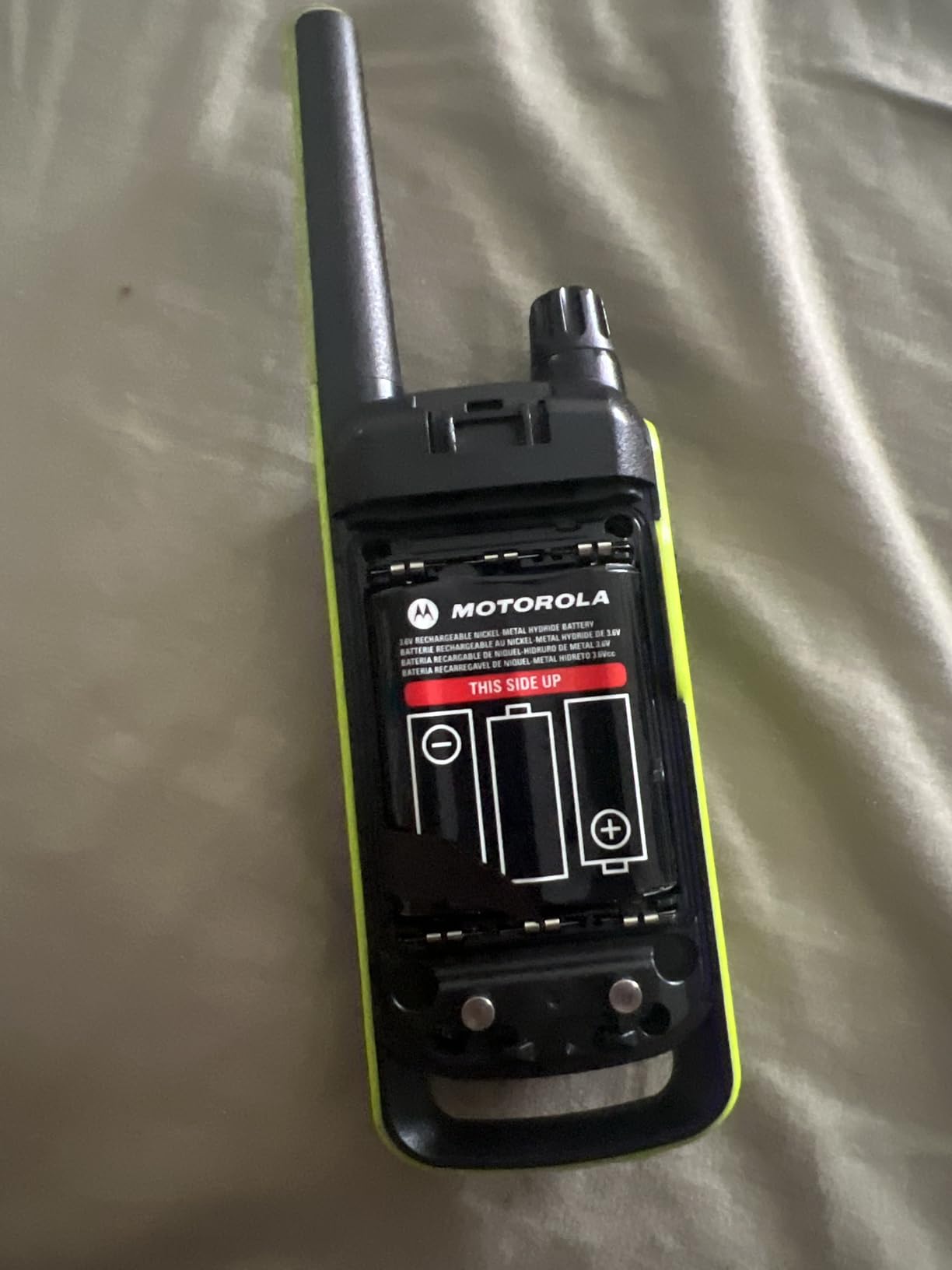Motorola T803 Waterproof IP54 Two Way Radio Walkie Talkie 35 mi. Bluetooth w/Charging Dock 2-Pack (Lime Green) customer photo 2