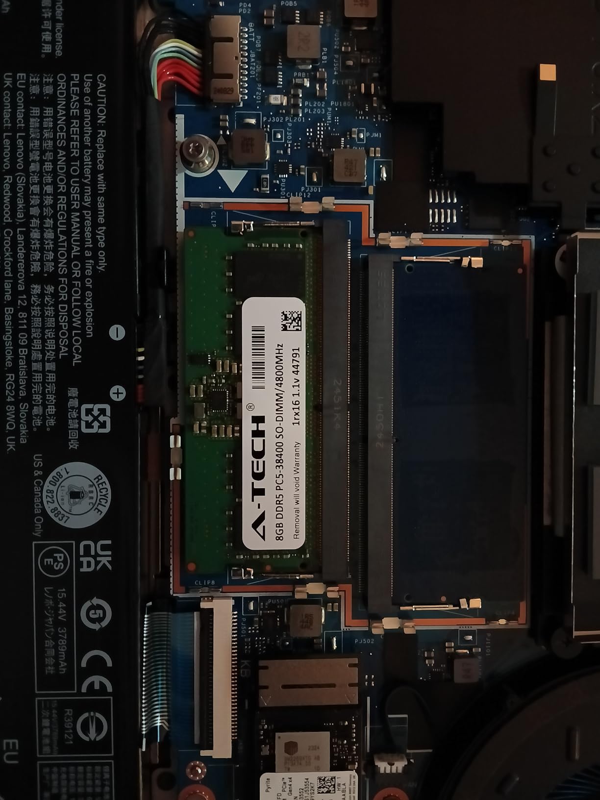 A-Tech 8GB DDR5 5600MHz PC5-44800 CL46 SODIMM 1.1V Non-ECC Unbuffered SO-DIMM 262-Pin Laptop Computer RAM Memory Upgrade Module customer photo 1
