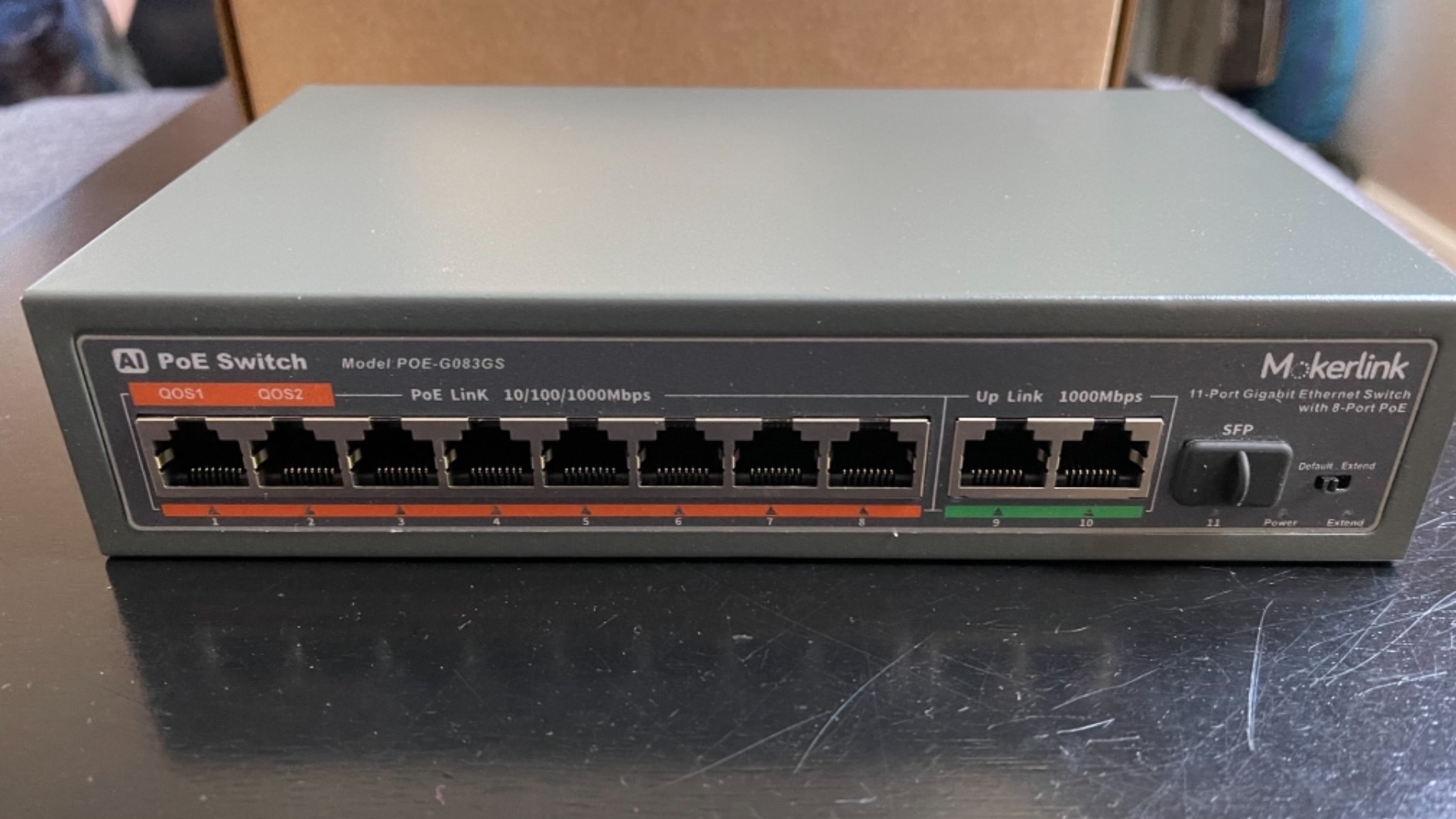MokerLink 8 Port 2.5 Gigabit Managed Switch with 10G SFP+ Slot, 8 x 2.5G Base-T Ports Compatible with 10/100/1000Mbps, Mini Size Metal Managed Fanless Network Switch customer photo 1