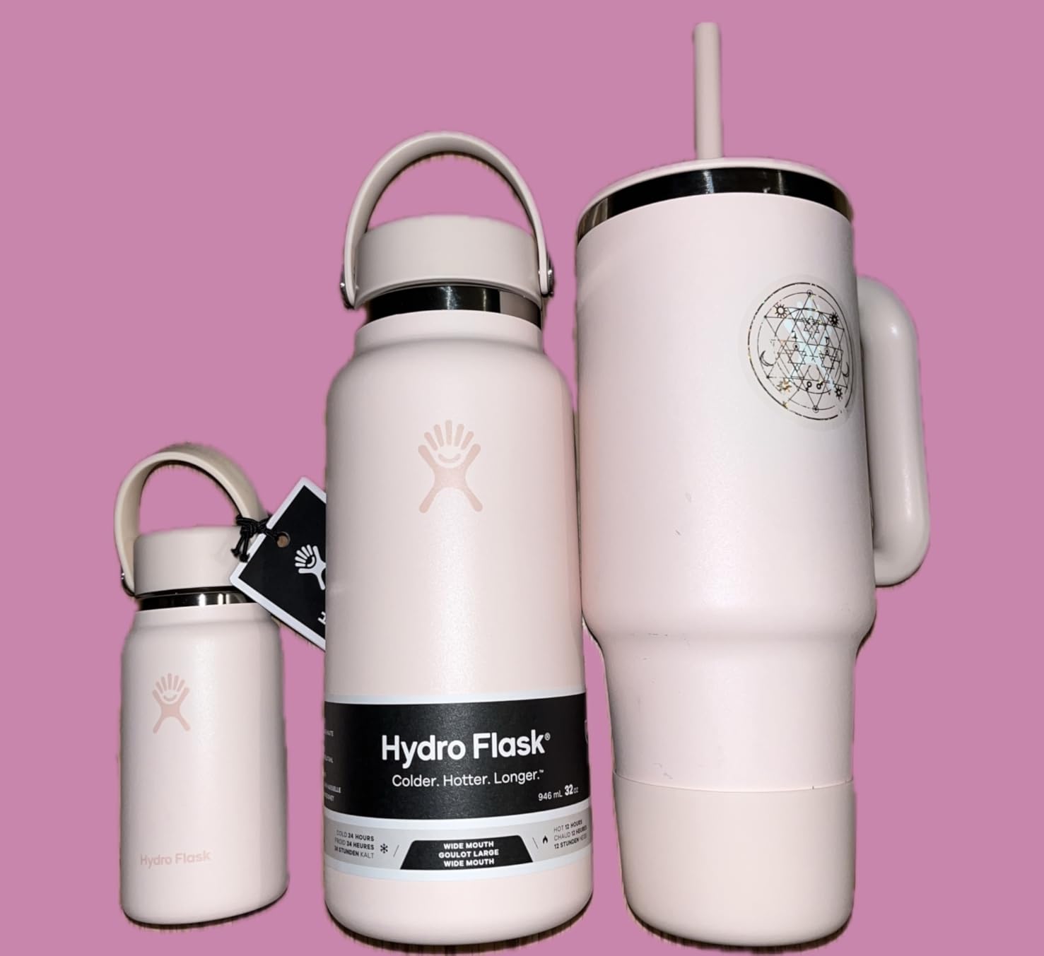 Travel Tumbler with Handle, Lid and Straw - Insulated Stainless Steel in 40 Oz Cascade customer photo 2