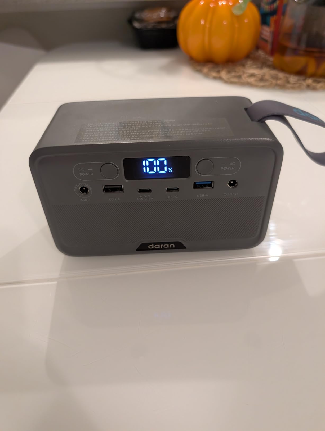 Portable Power Station 28,000mAh LiFePO4 Battery 100W(200W Peak) Solar Power Bank, Portable Charger Small Generator with AC Outlets & PD Fast Charging for Home/Laptop/Camping(Solar Panel Optional) customer photo 2