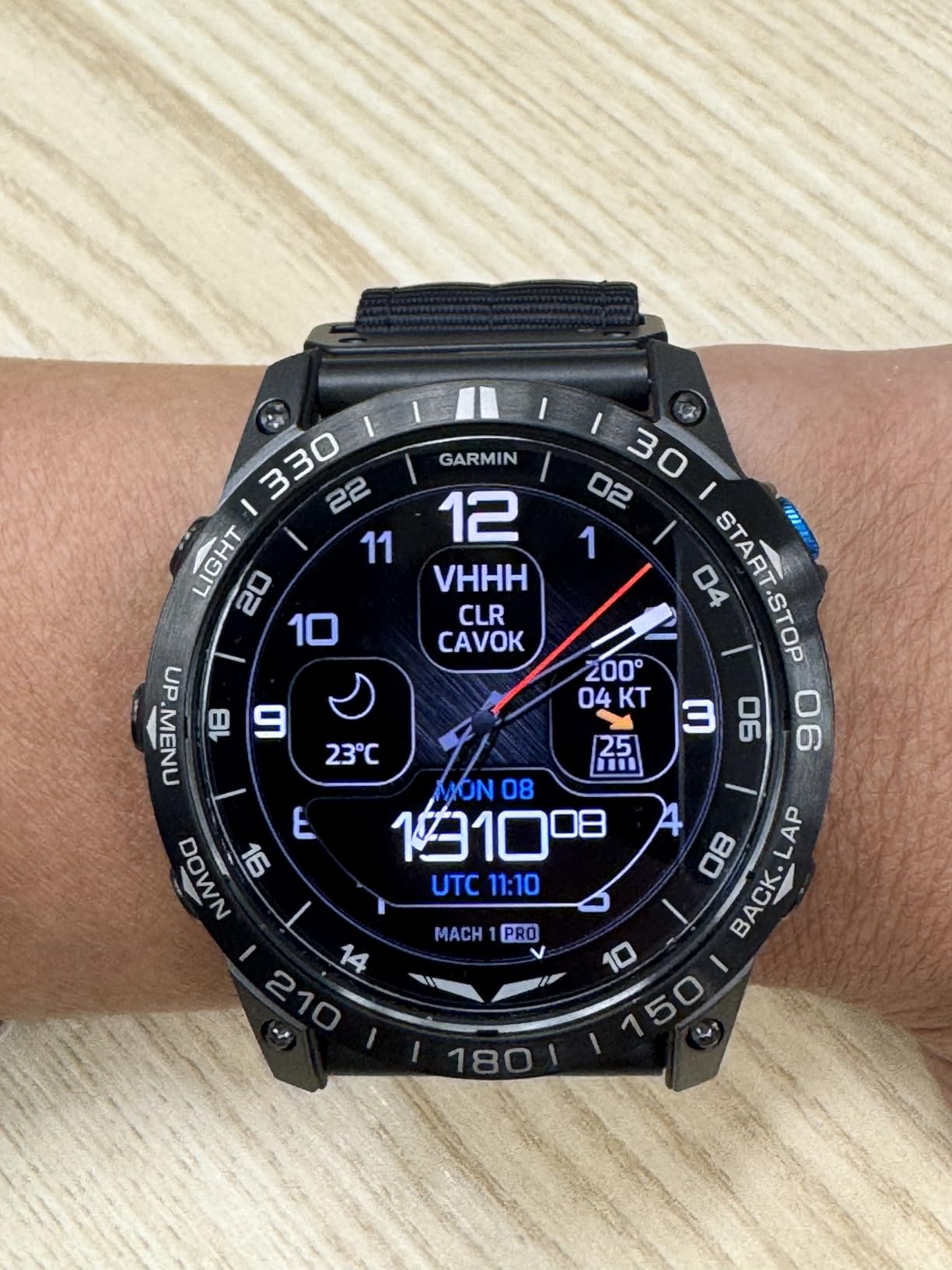 Garmin D2™ Mach 1 Pro, Aviator Smartwatch with GPS Moving Map, Aviation Weather, Health and Wellness Features, AMOLED Display, and Built-in Flashlight customer photo 2