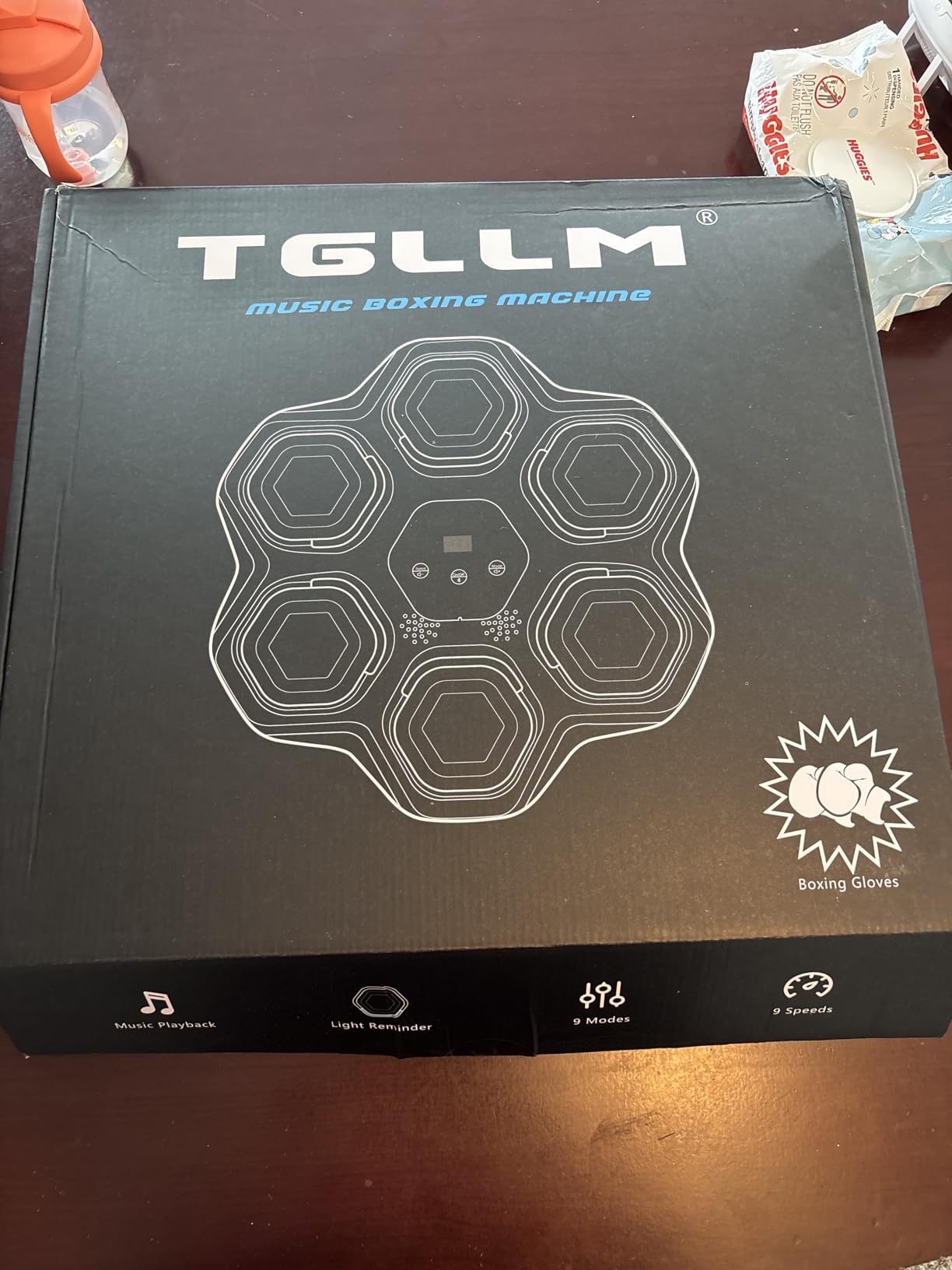 TGLLM Music Boxing Machine, Interactive Punching Trainer with Boxing Gloves, Large Size Wall Mounted Electronic Boxing Target customer photo 2