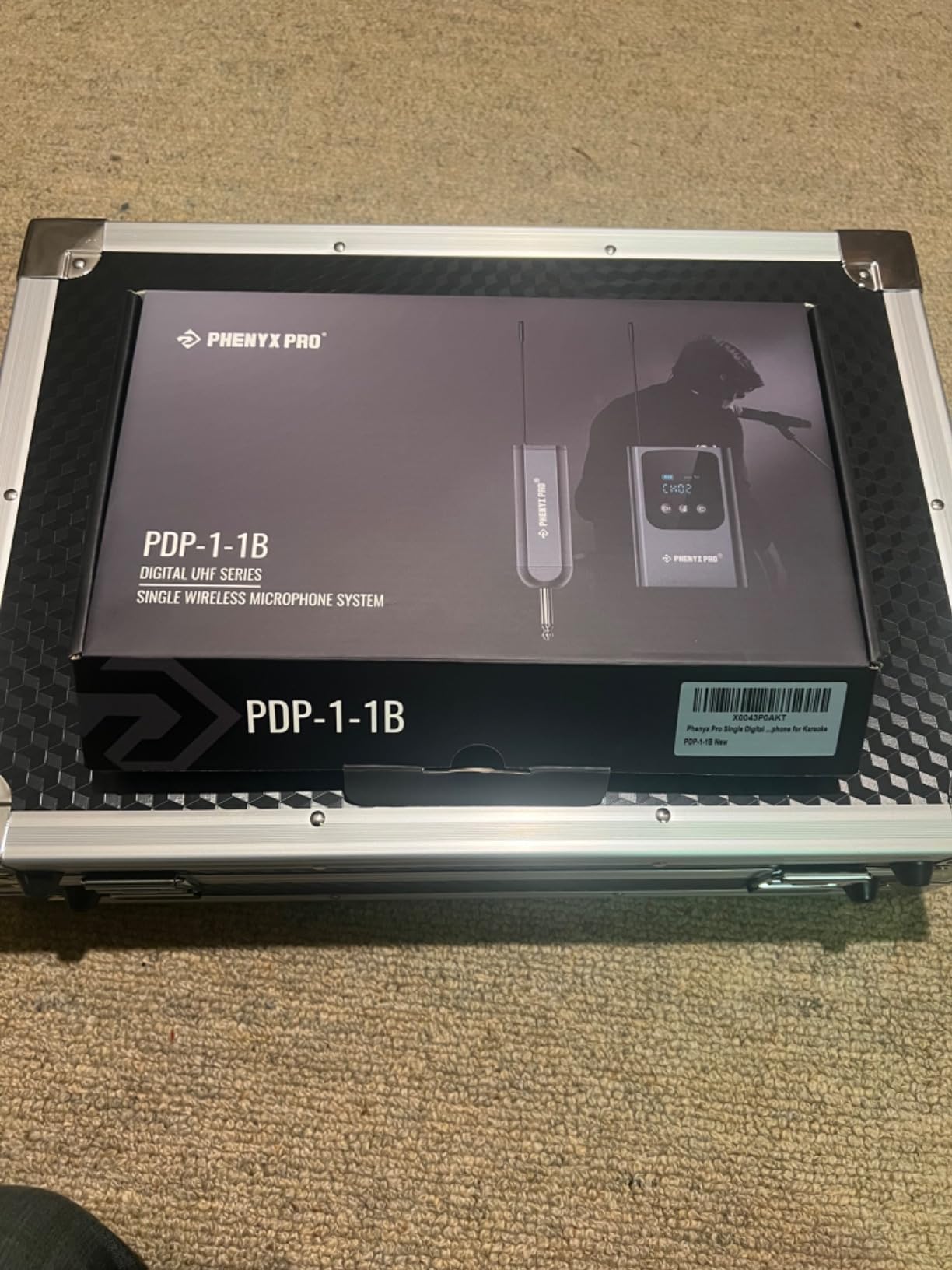 Phenyx Pro Single Digital Wireless Microphone System, w/Mini Receiver, Bodypack Transmitter,15 Channels in 900MHz UHF Band, Headset/Lapel Microphone for Karaoke, Singer, Church, Wedding (PDP-1-1B) customer photo 2