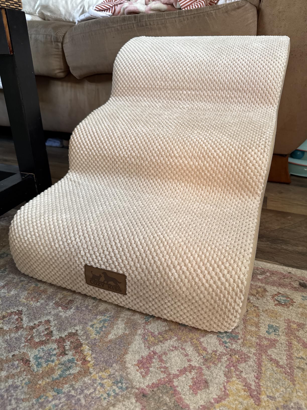 COZY KISS Dog Stairs for Small Dogs 15.7